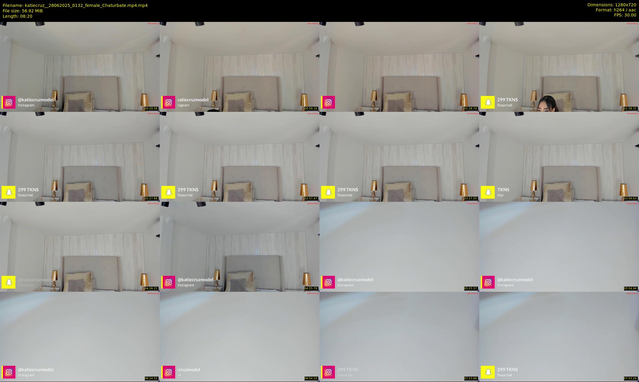 katiecruz_ — 9 minute Chaturbate female cam show recording, 720p, Jun 28, 2025
