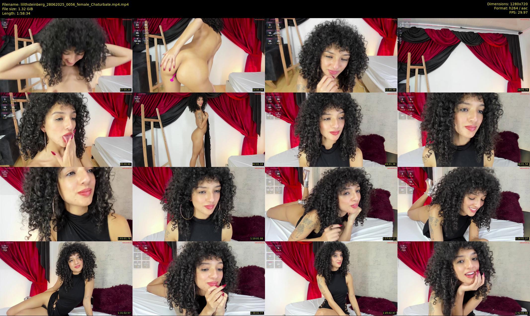 lilithsteinberg — 119 minute Chaturbate female cam show recording, 720p, Jun 28, 2025