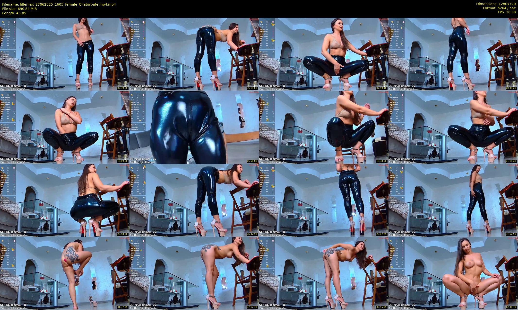 lillemax — 46 minute Chaturbate female cam show recording, 720p, Jun 27, 2025
