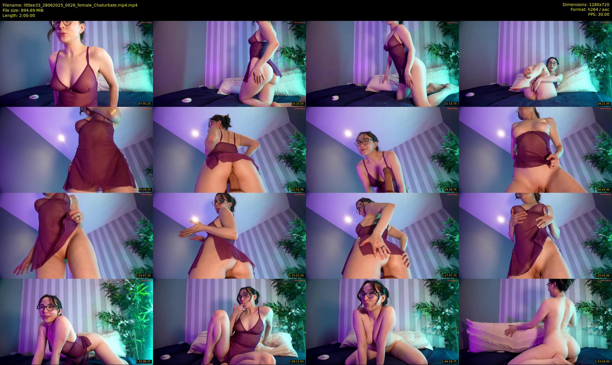 littlee33 — 120 minute Chaturbate female cam show recording, 720p, Jun 28, 2025