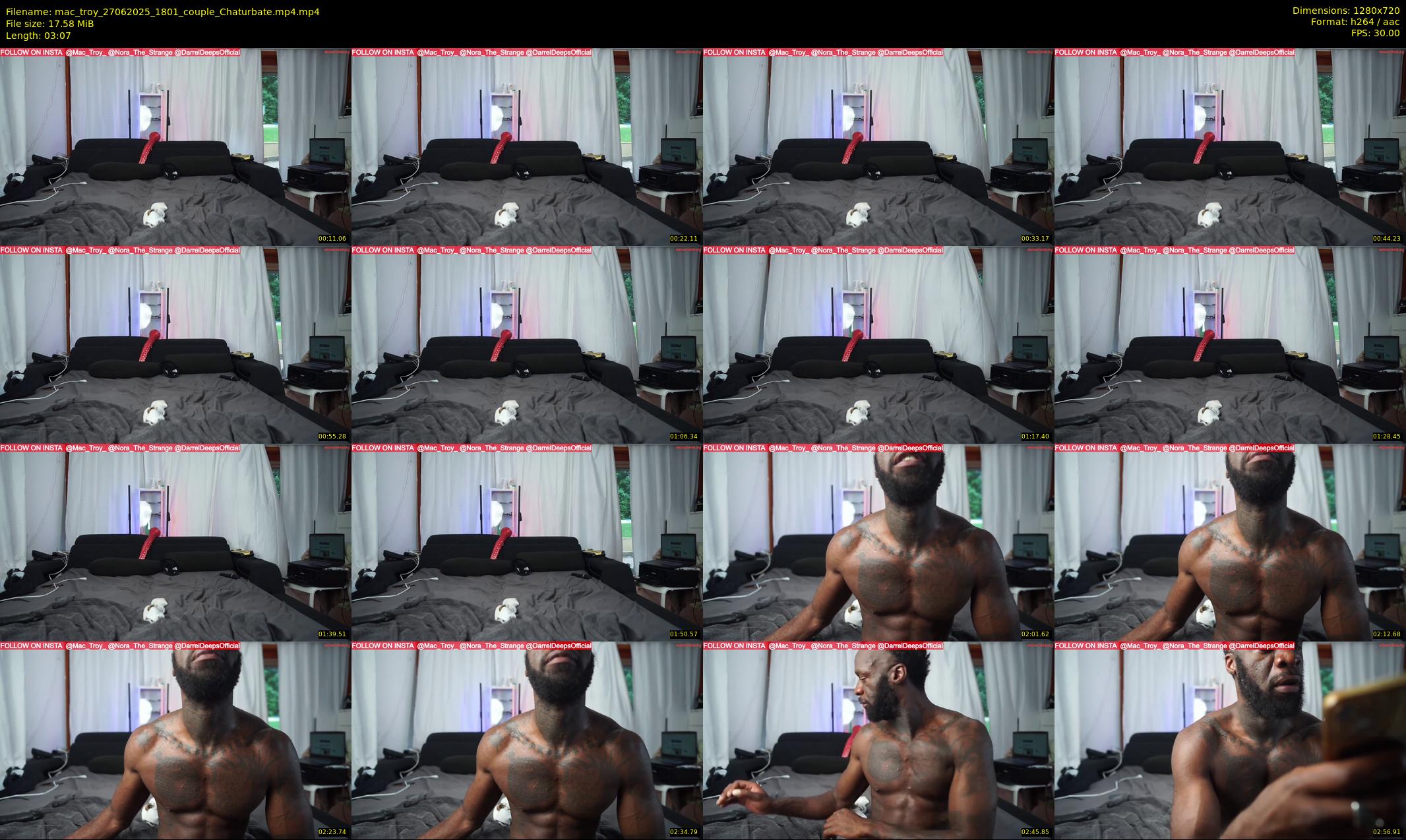 mac_troy — 4 minute Chaturbate couple cam show recording, 720p, Jun 27, 2025