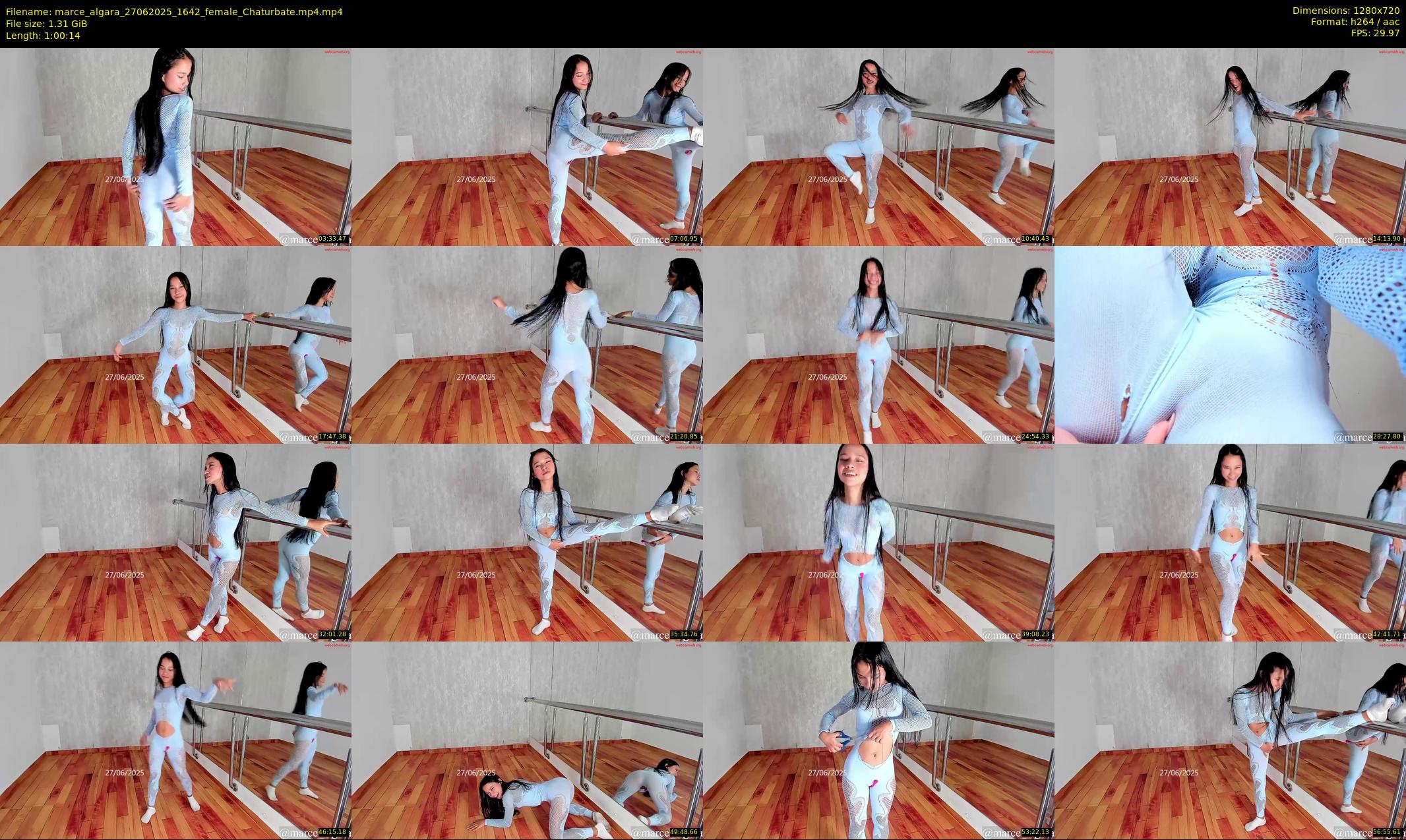 marce_algara — 61 minute Chaturbate female cam show recording, 720p, Jun 27, 2025