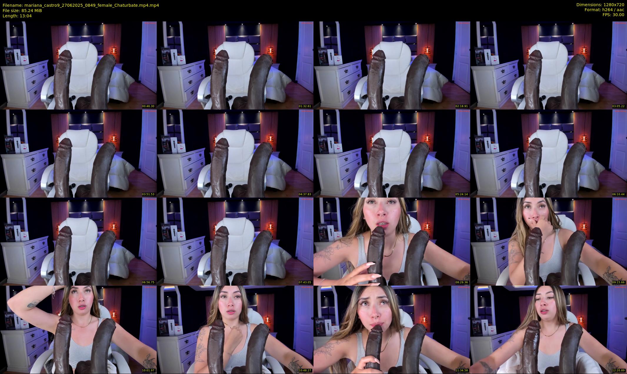 mariana_castro9 — 14 minute Chaturbate female cam show recording, 720p, Jun 27, 2025