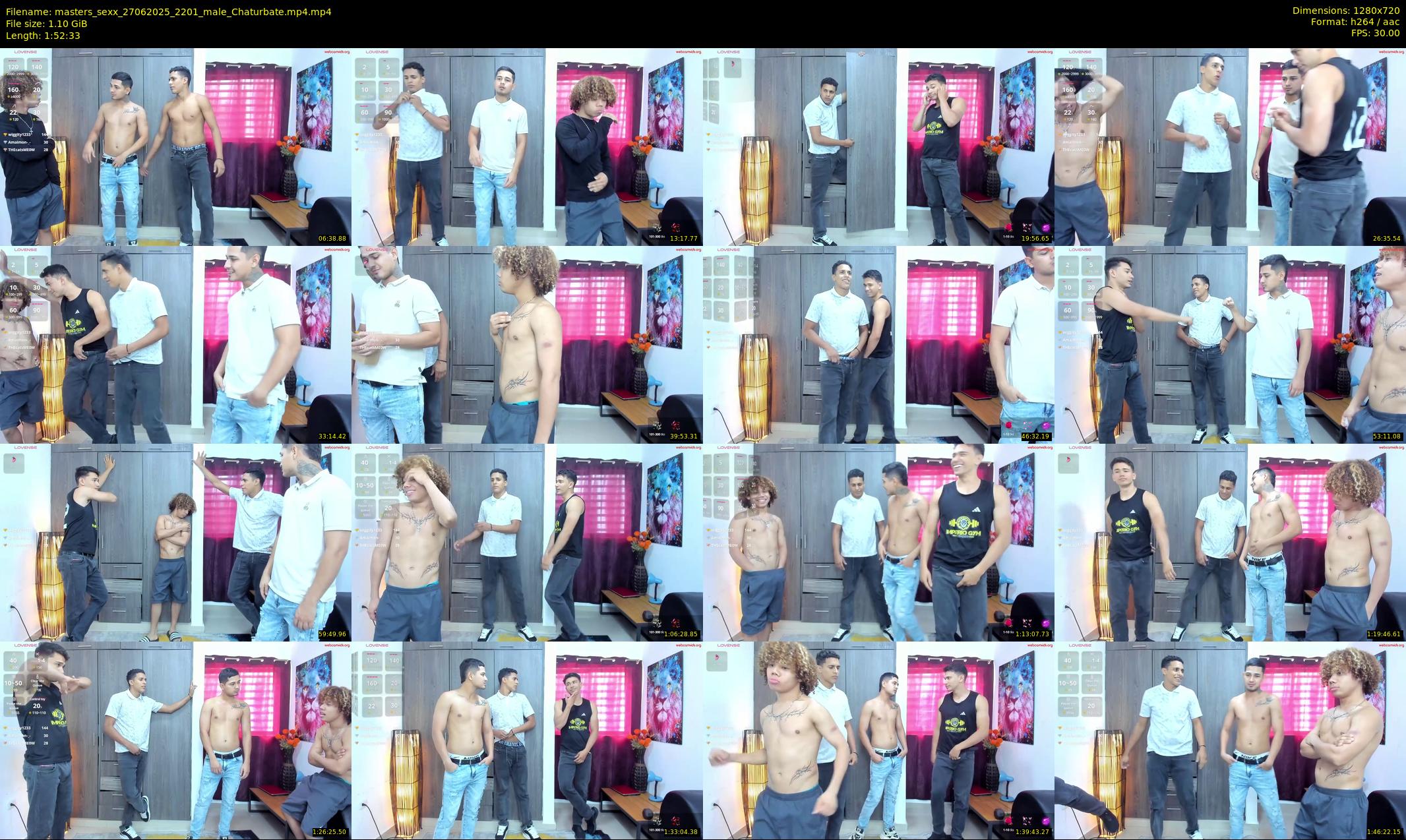masters_sexx — 113 minute Chaturbate male cam show recording, 720p, Jun 27, 2025