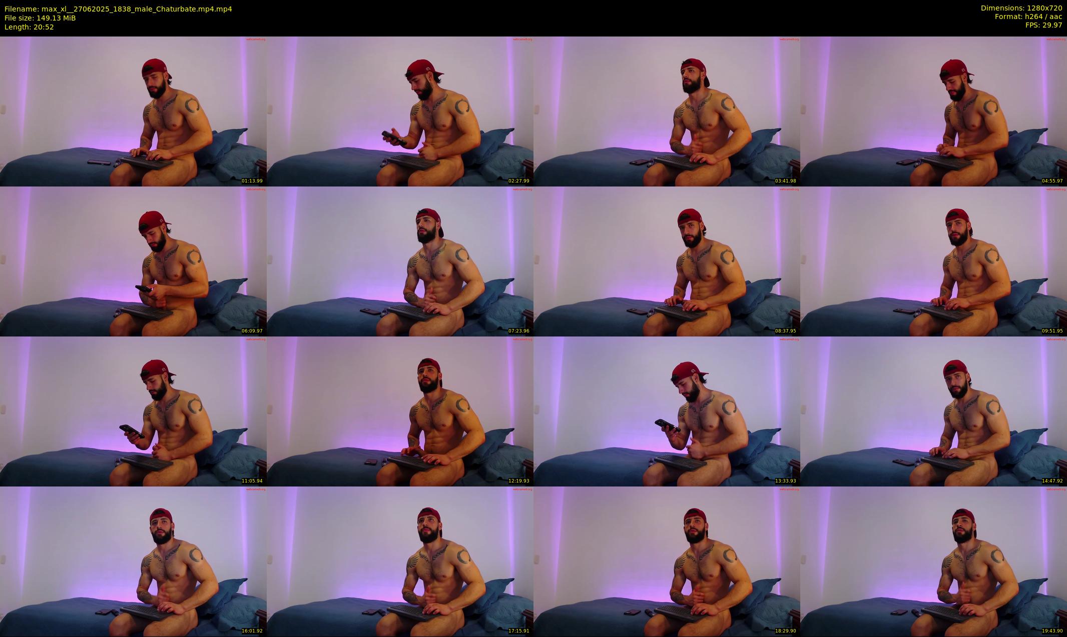 max_xl_ — 21 minute Chaturbate male cam show recording, 720p, Jun 27, 2025