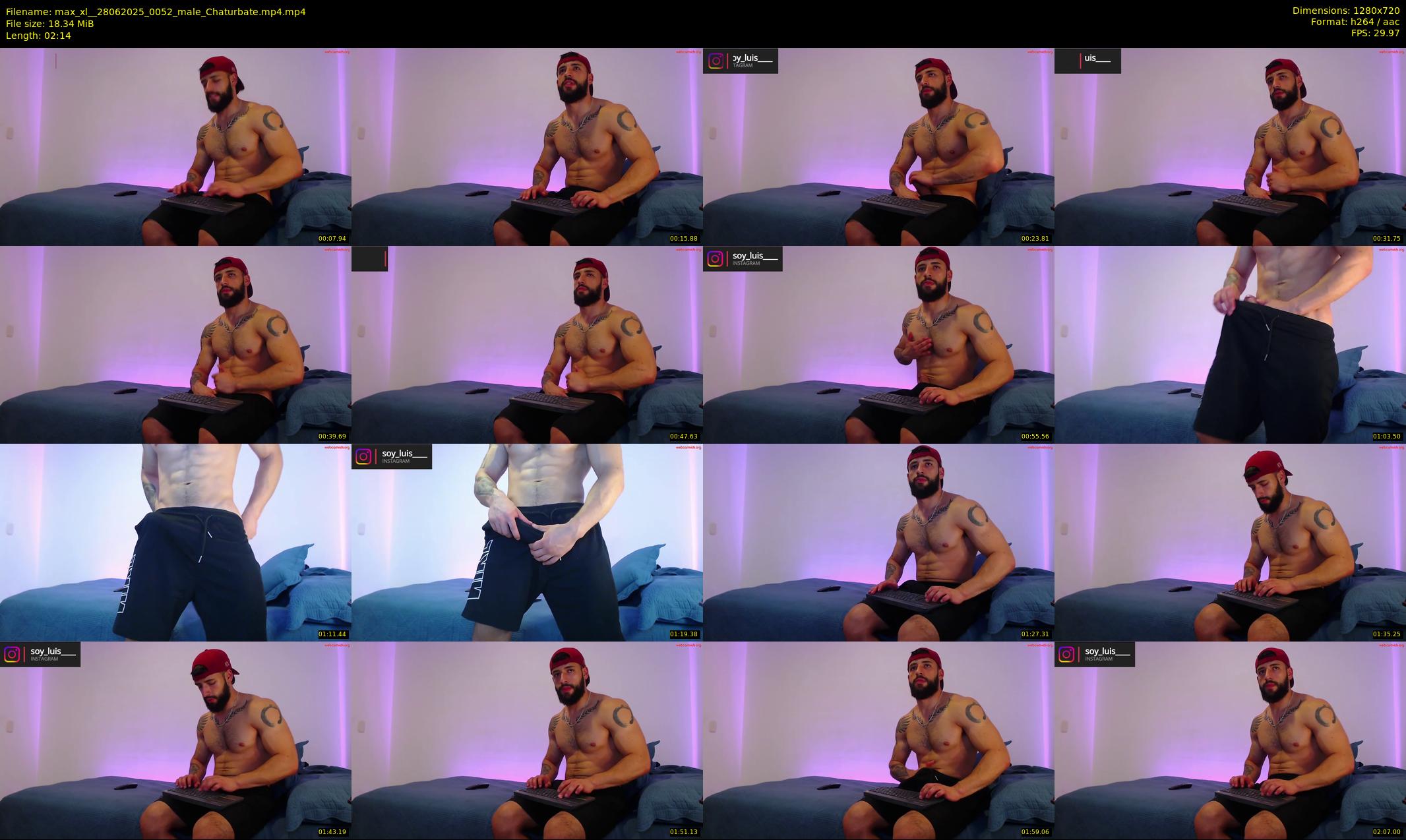 max_xl_ — 3 minute Chaturbate male cam show recording, 720p, Jun 28, 2025
