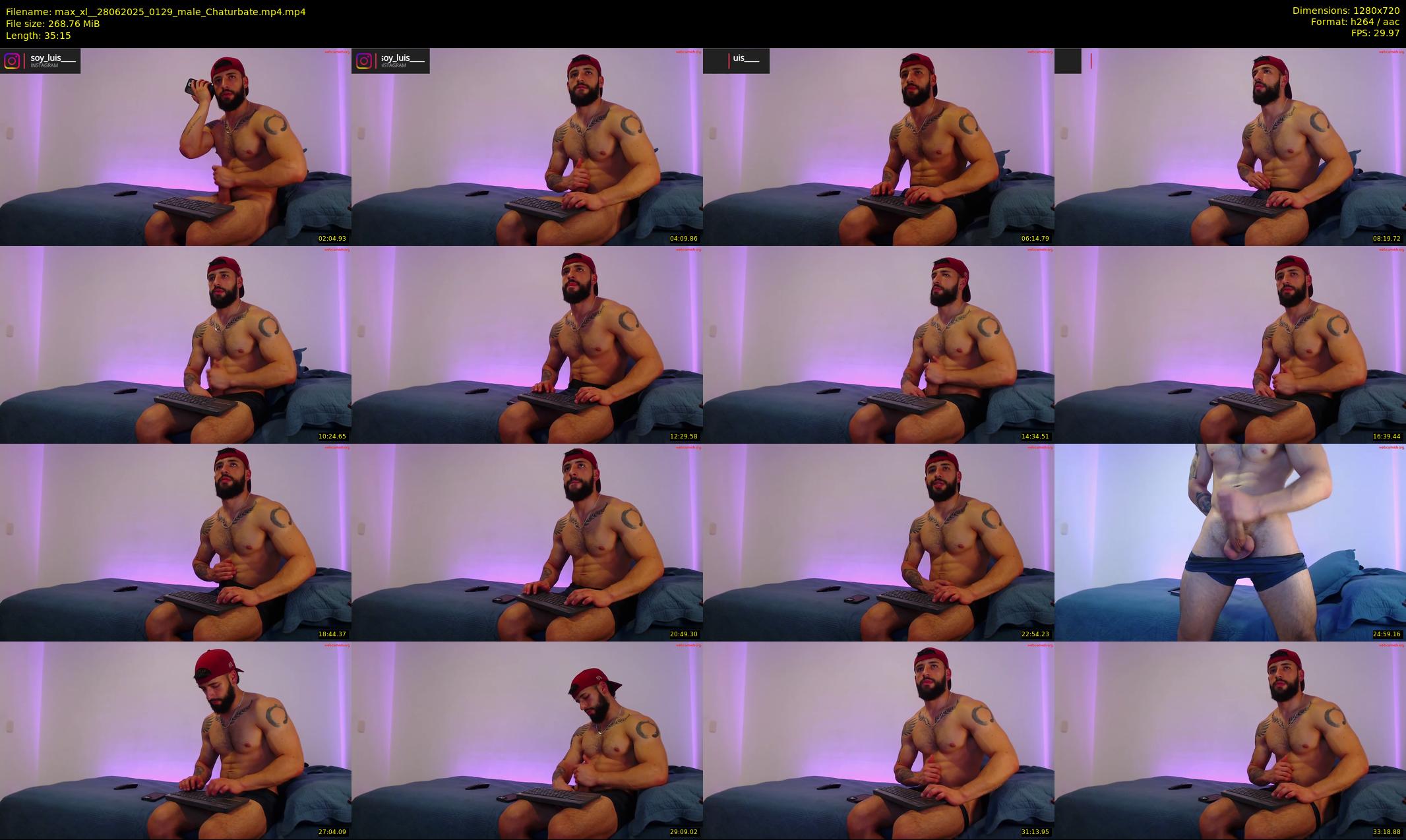 max_xl_ — 36 minute Chaturbate male cam show recording, 720p, Jun 28, 2025