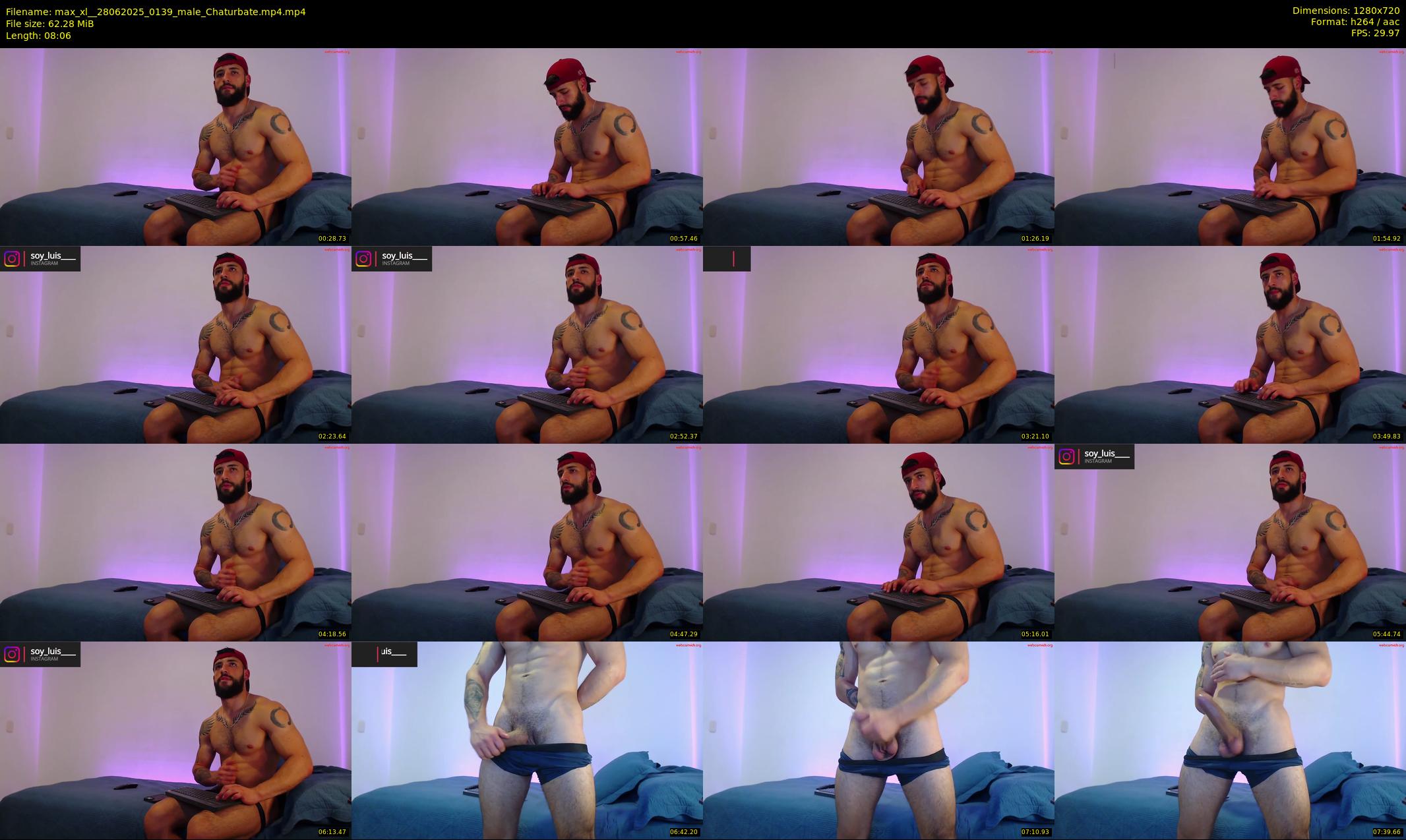 max_xl_ — 9 minute Chaturbate male cam show recording, 720p, Jun 28, 2025