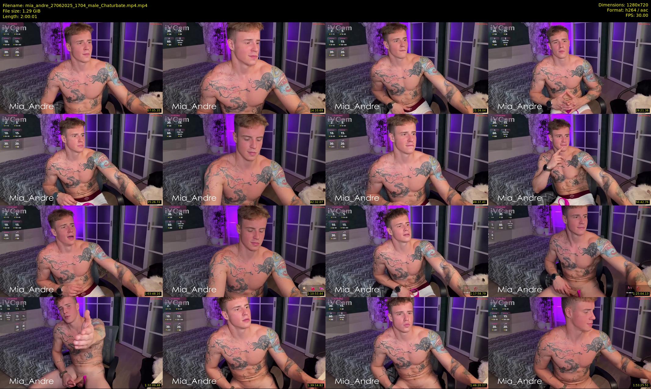 mia_andre — 121 minute Chaturbate couple cam show recording, 720p, Jun 27, 2025