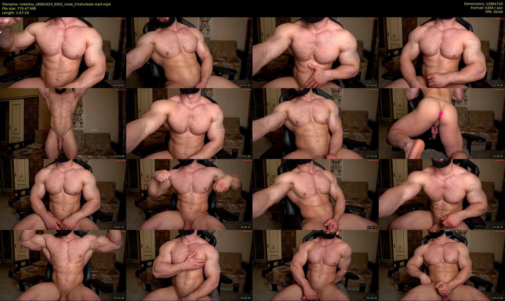 mike0xx — 68 minute Chaturbate male cam show recording, 720p, Jun 28, 2025