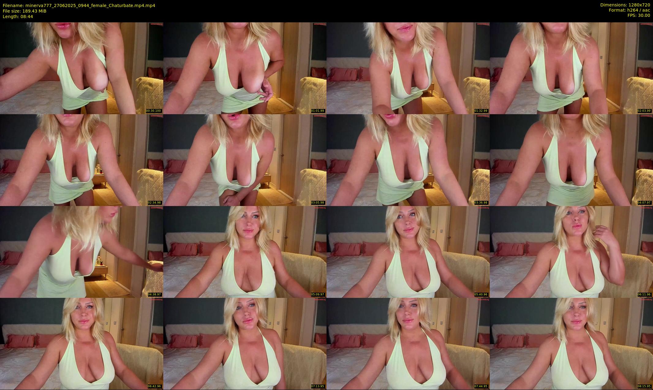minerva777 — 9 minute Chaturbate female cam show recording, 720p, Jun 27, 2025