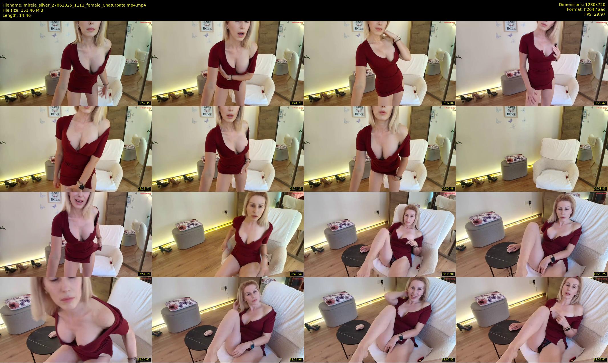 mirela_silver — 15 minute Chaturbate female cam show recording, 720p, Jun 27, 2025