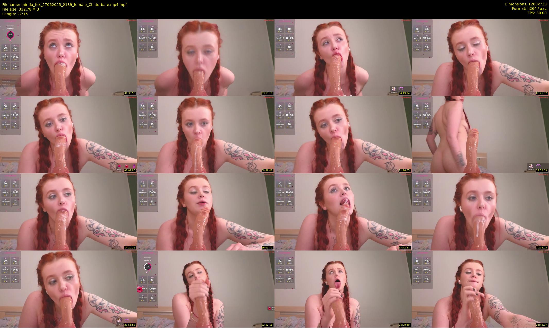 mirida_fox — 28 minute Chaturbate female cam show recording, 720p, Jun 27, 2025