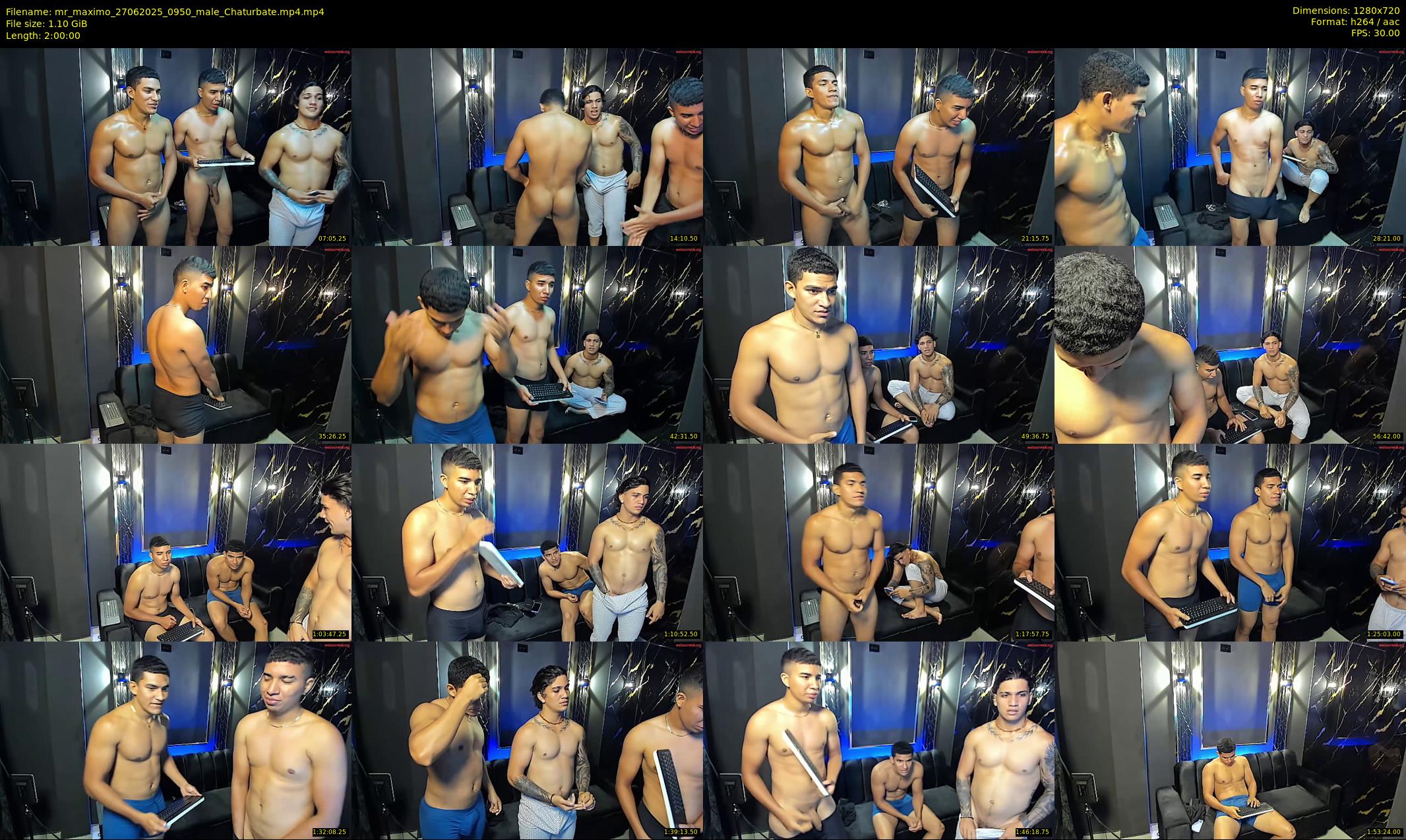 mr_maximo — 120 minute Chaturbate male cam show recording, 720p, Jun 27, 2025