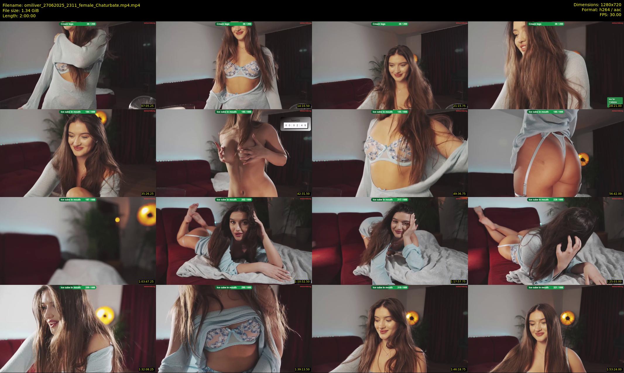 omiliver — 120 minute Chaturbate female cam show recording, 720p, Jun 27, 2025