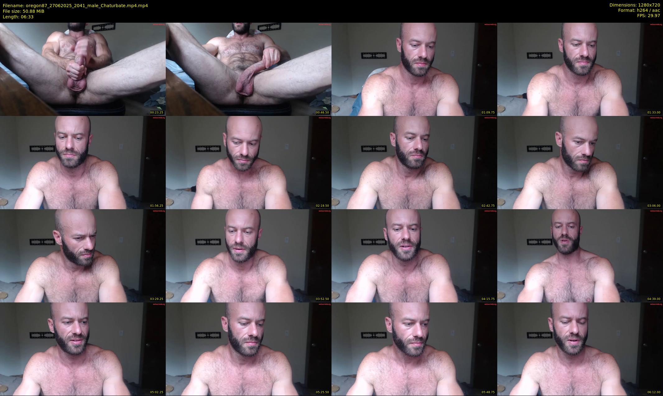 oregon87 — 7 minute Chaturbate male cam show recording, 720p, Jun 27, 2025