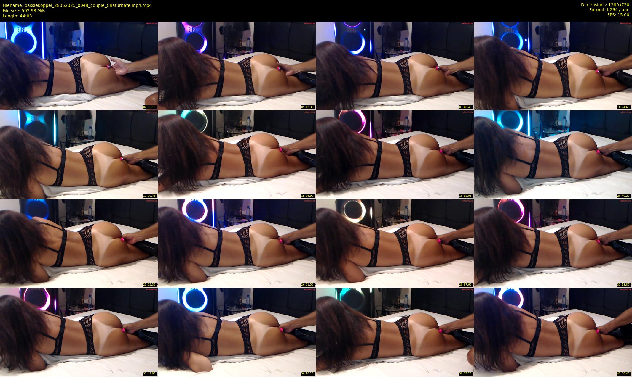 passiekoppel — 45 minute Chaturbate couple cam show recording, 720p, Jun 28, 2025