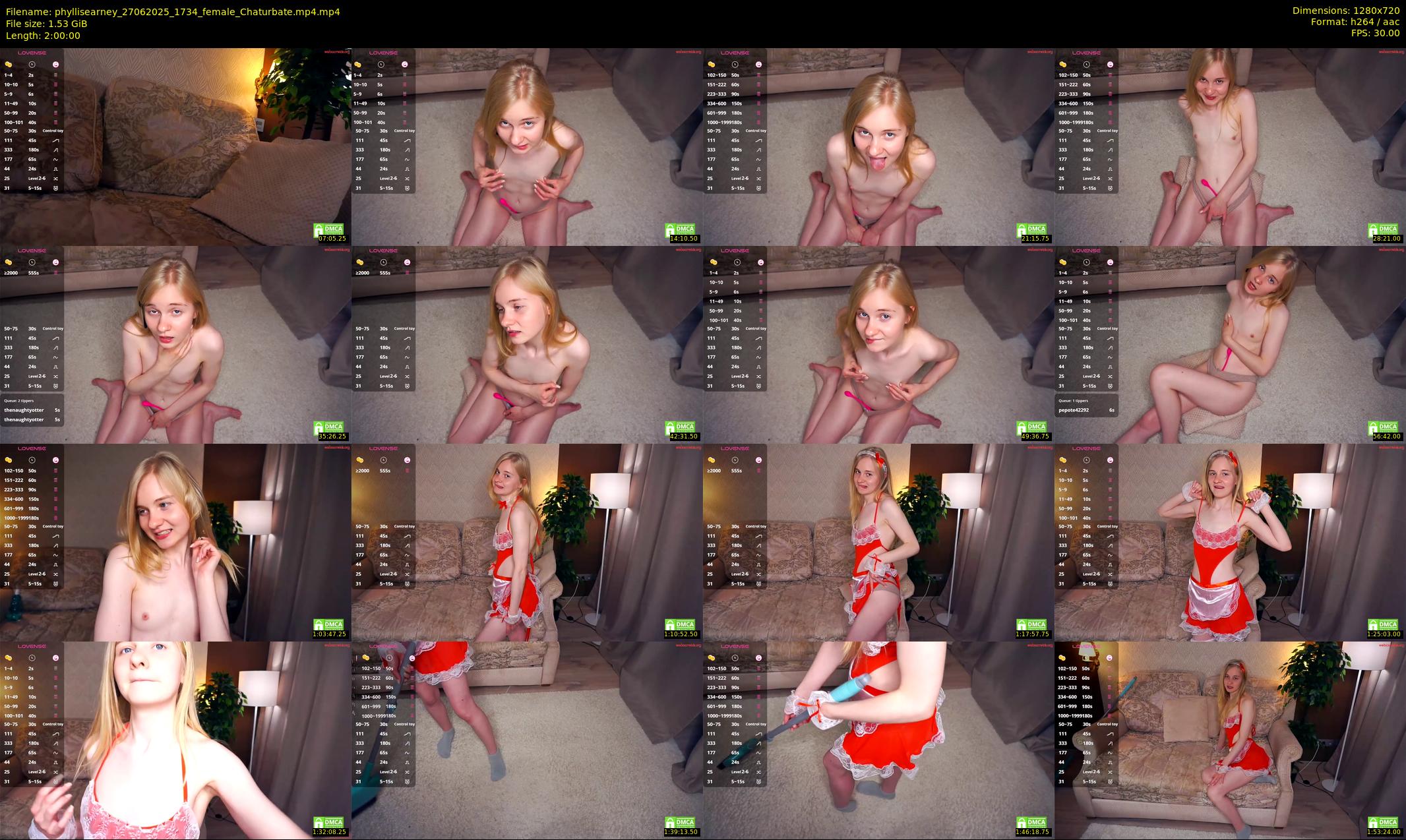 phyllisearney — 120 minute Chaturbate female cam show recording, 720p, Jun 27, 2025