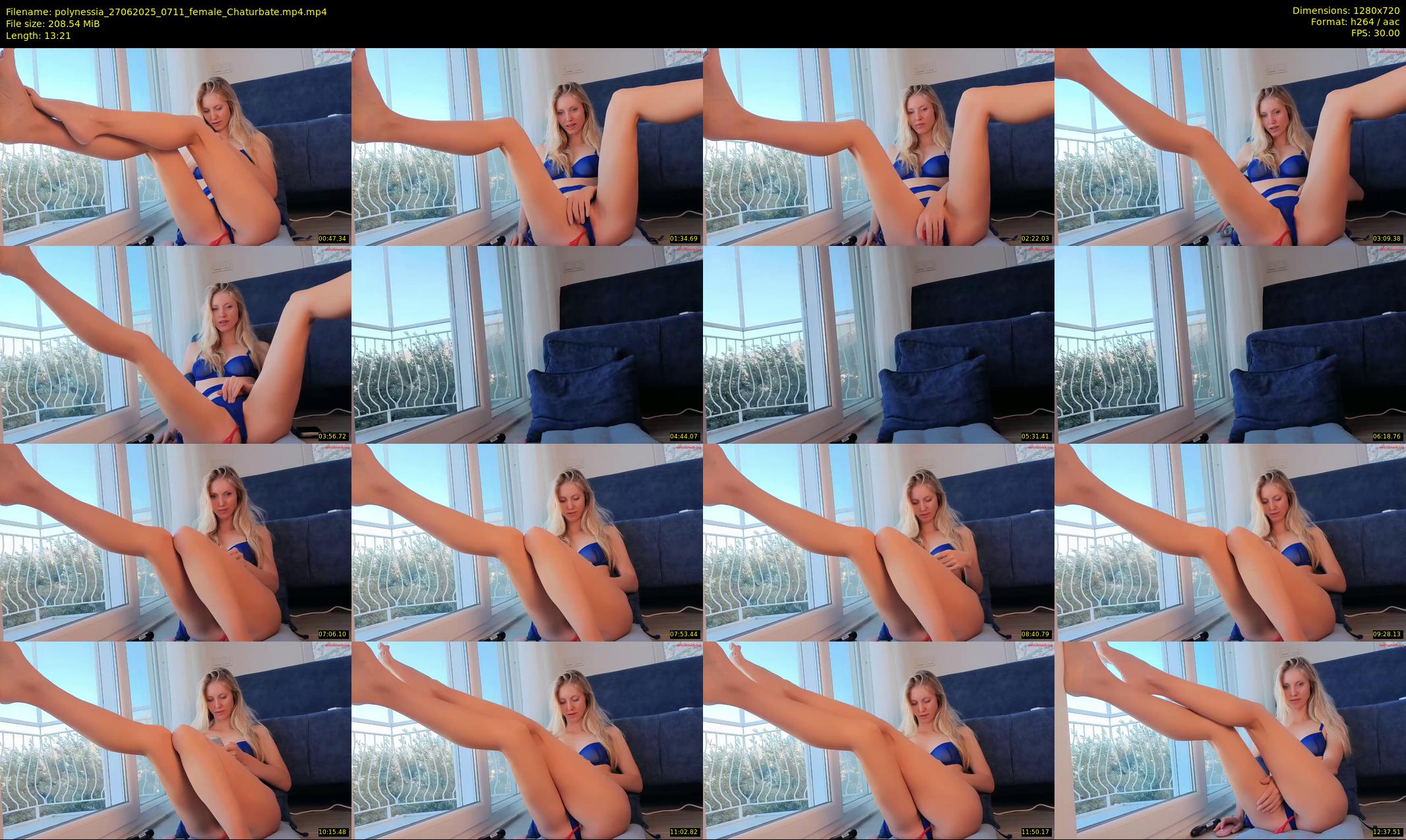 polynessia — 14 minute Chaturbate female cam show recording, 720p, Jun 27, 2025