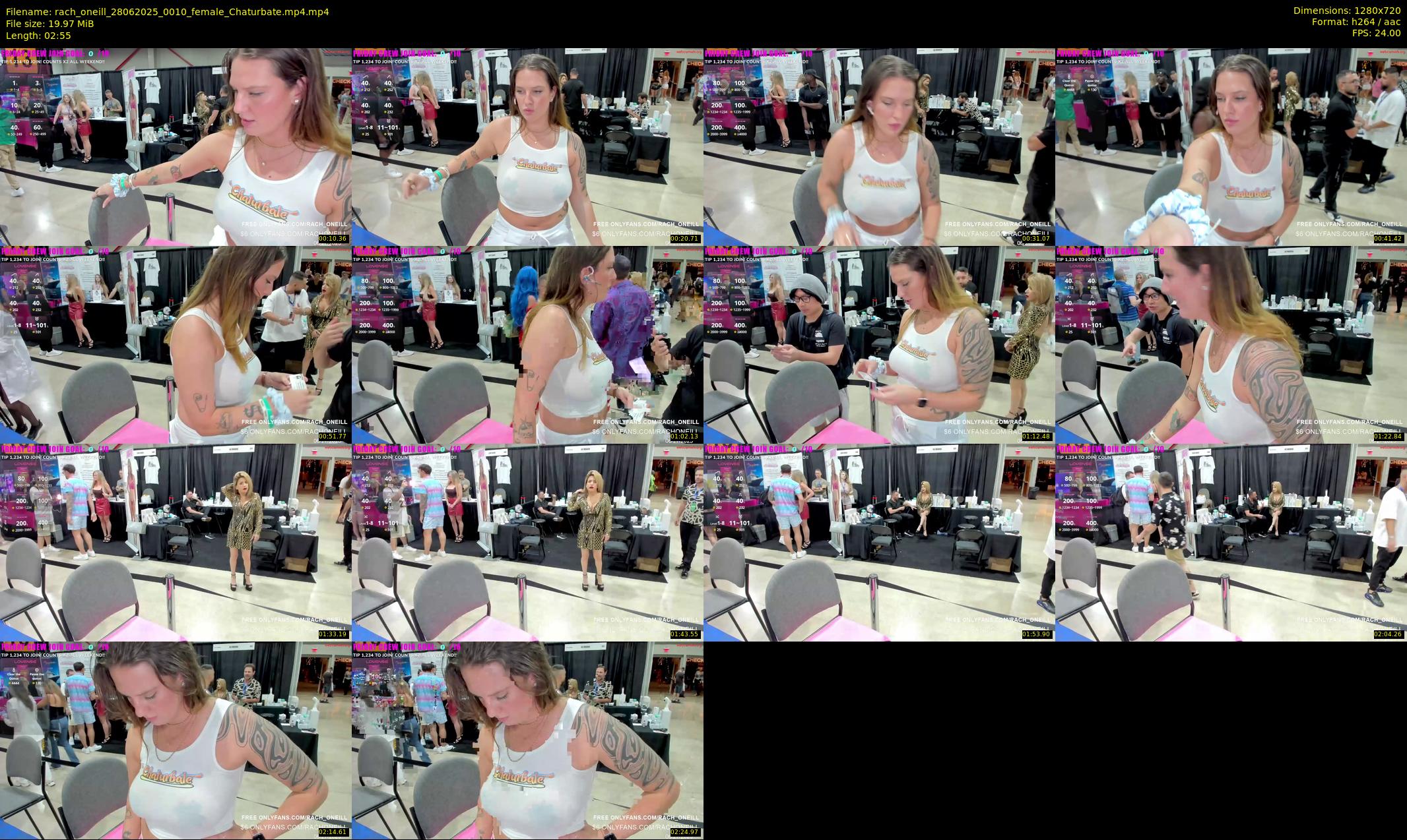 rach_oneill — 3 minute Chaturbate female cam show recording, 720p, Jun 28, 2025