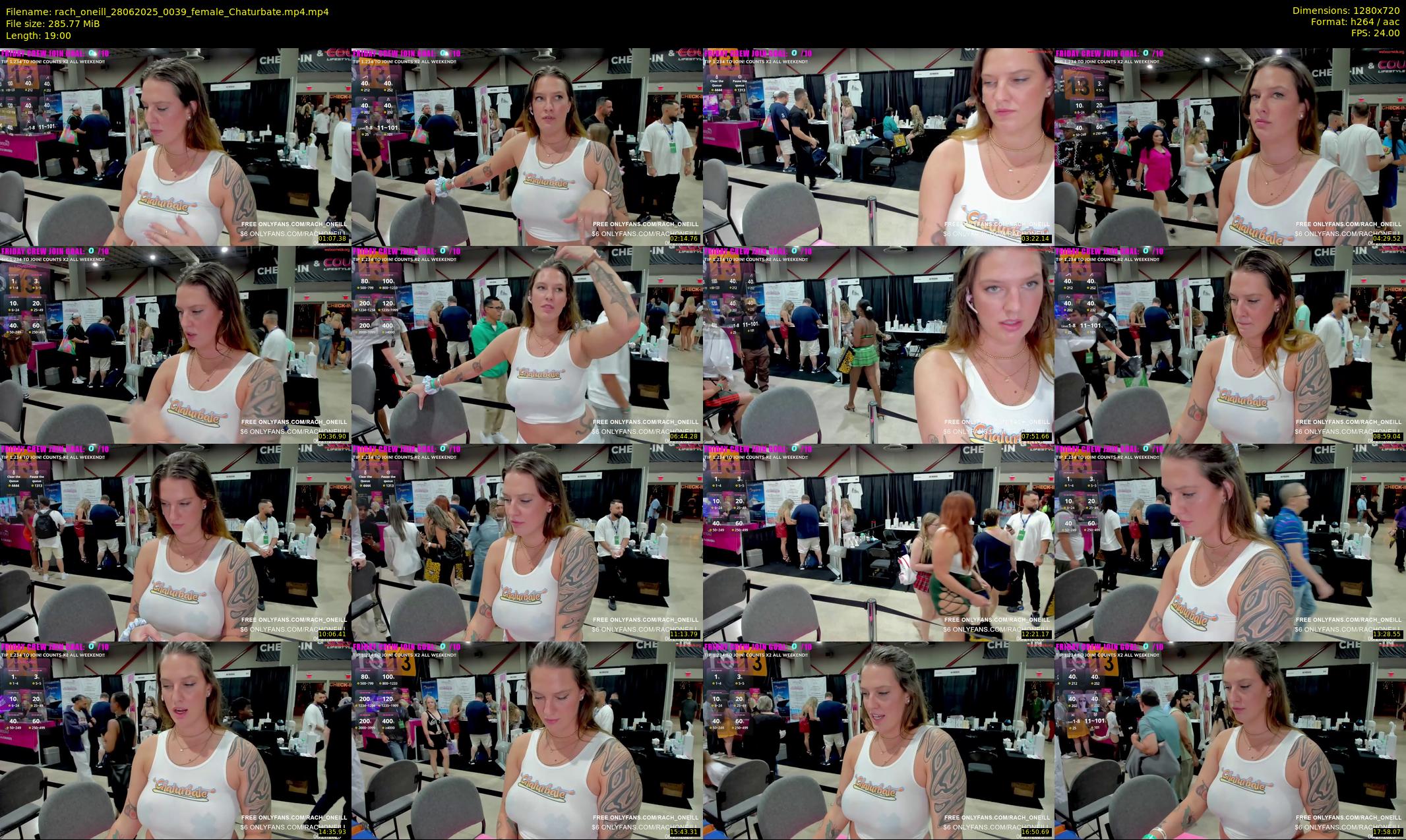 rach_oneill — 19 minute Chaturbate female cam show recording, 720p, Jun 28, 2025
