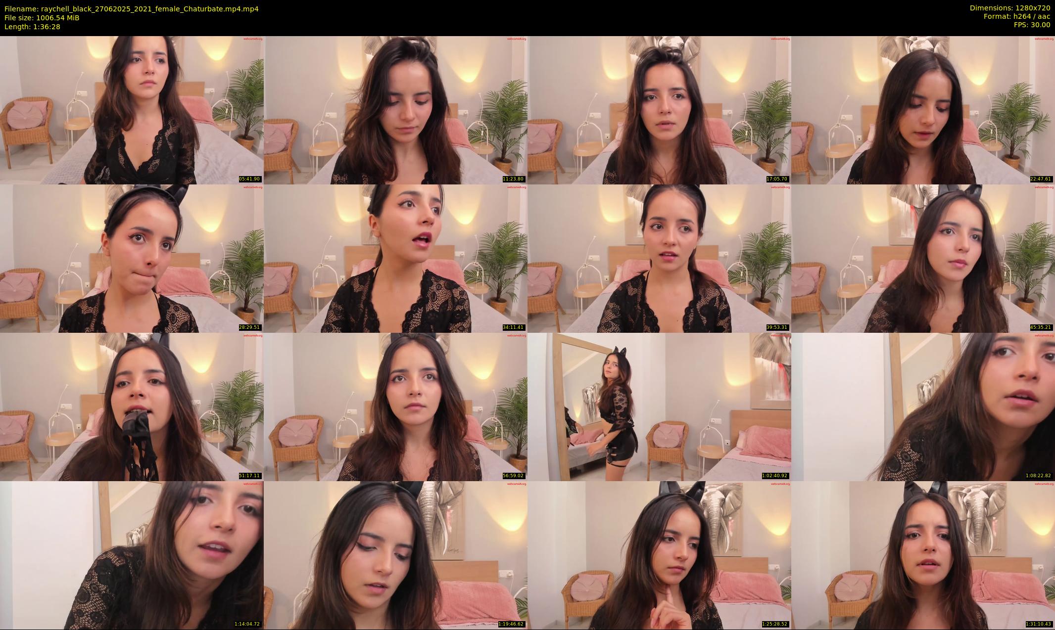 raychell_black — 97 minute Chaturbate female cam show recording, 720p, Jun 27, 2025