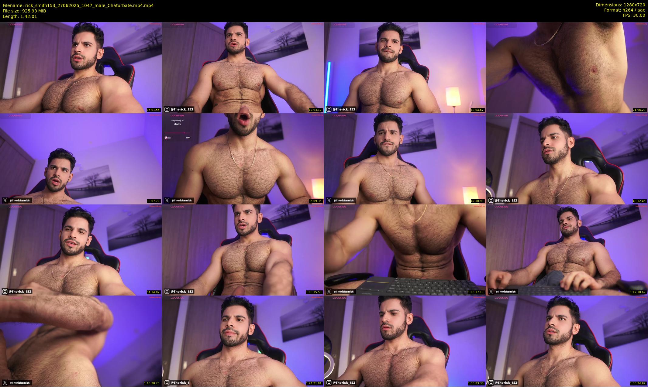 rick_smith153 — 103 minute Chaturbate male cam show recording, 720p, Jun 27, 2025