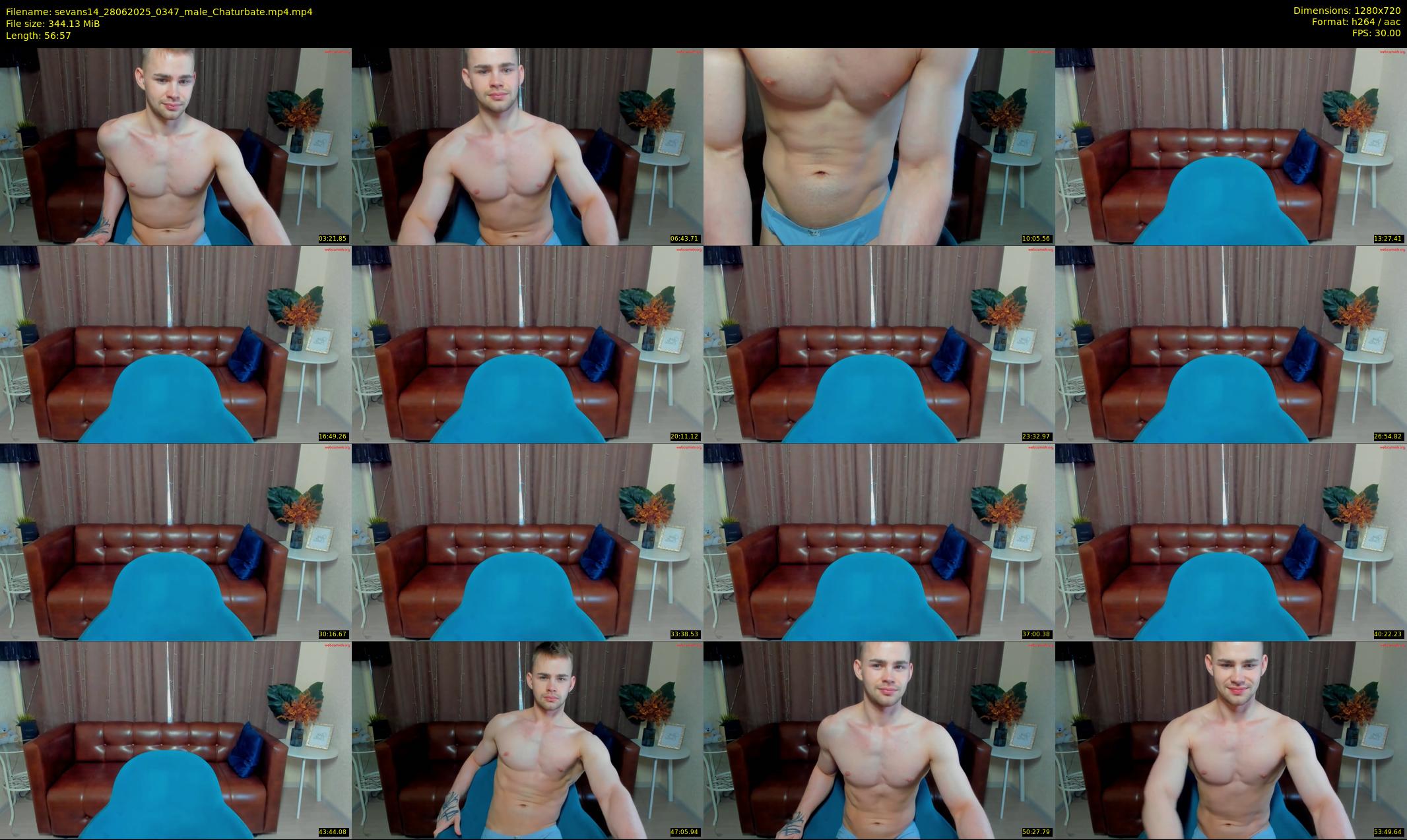 sevans14 — 57 minute Chaturbate male cam show recording, 720p, Jun 28, 2025