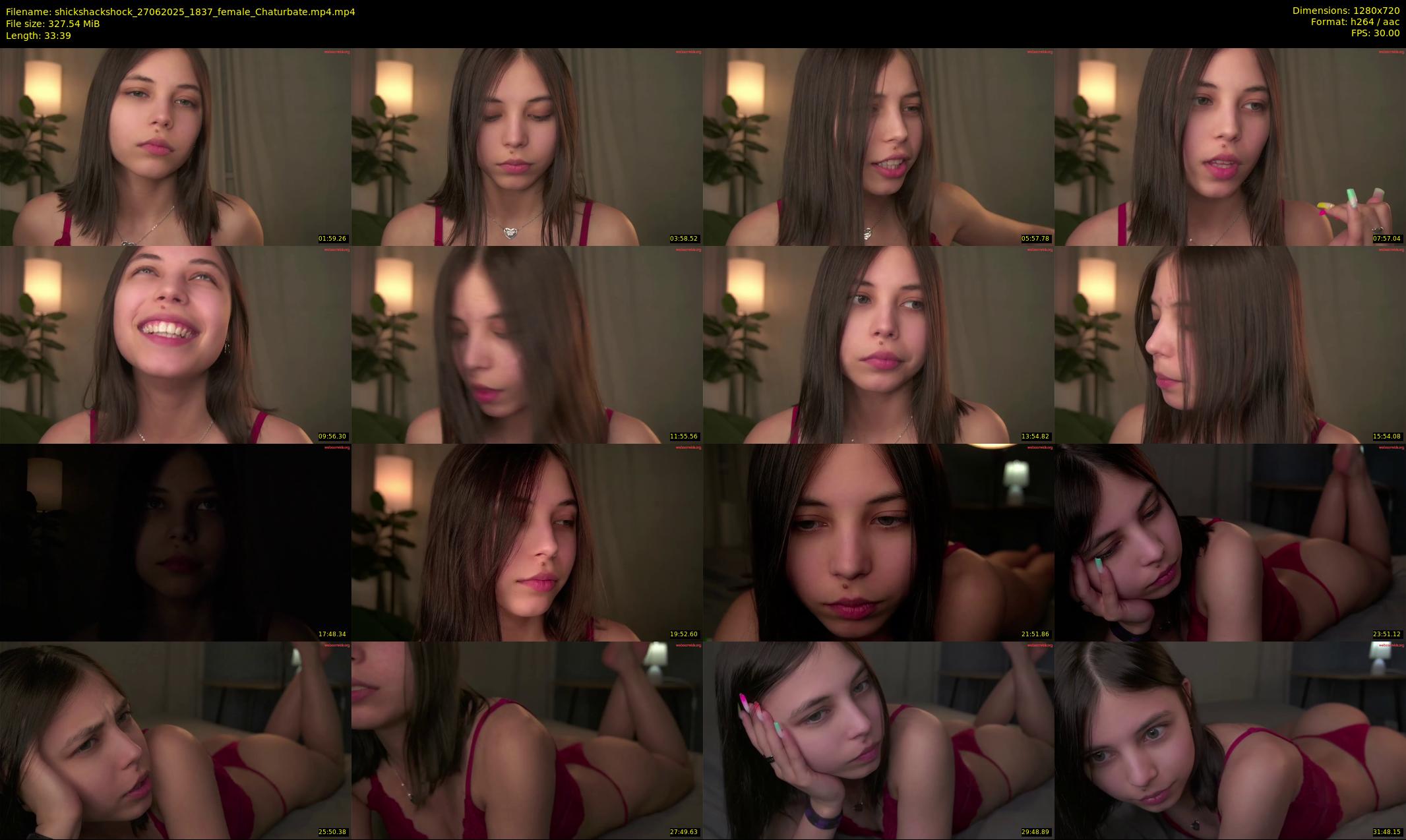 shickshackshock — 34 minute Chaturbate female cam show recording, 720p, Jun 27, 2025