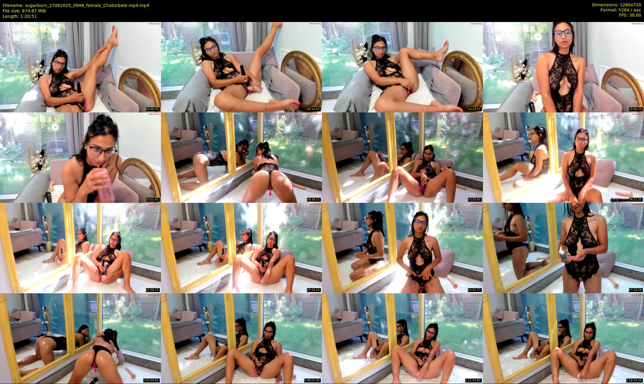 sugarburn — 81 minute Chaturbate female cam show recording, 720p, Jun 27, 2025