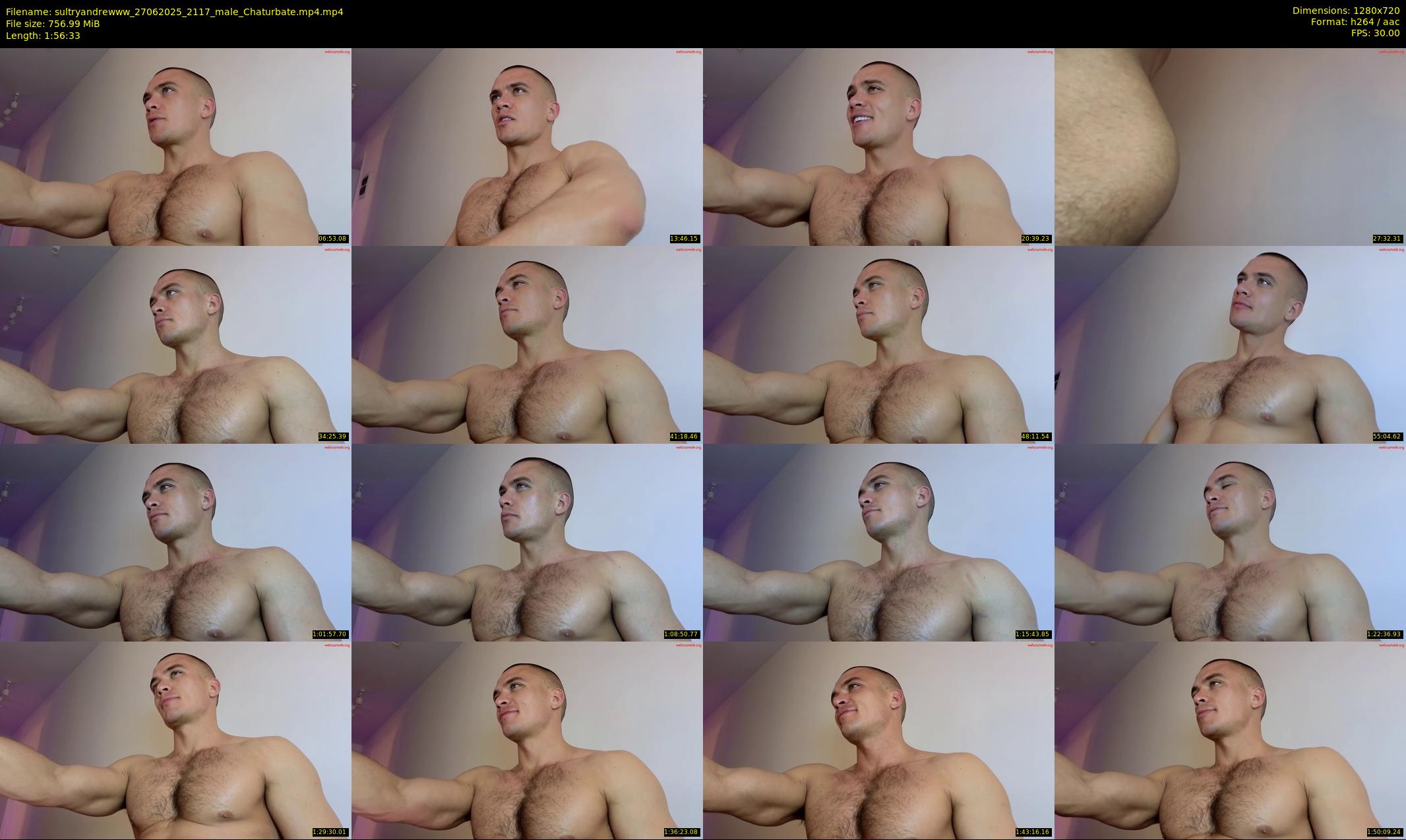 sultryandrewww — 117 minute Chaturbate male cam show recording, 720p, Jun 27, 2025