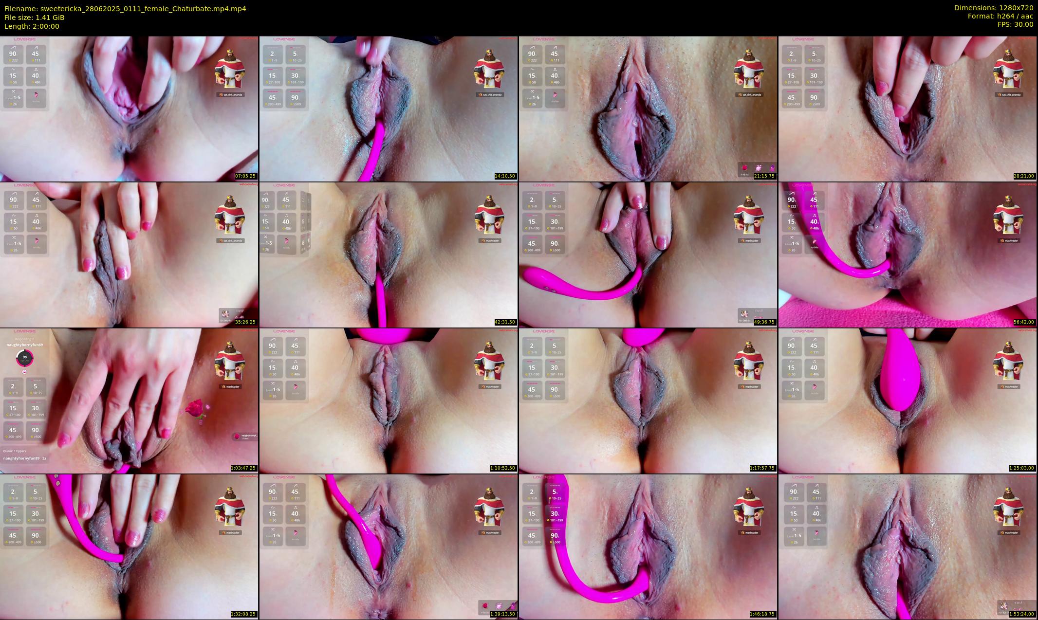 sweetericka — 120 minute Chaturbate couple cam show recording, 720p, Jun 28, 2025