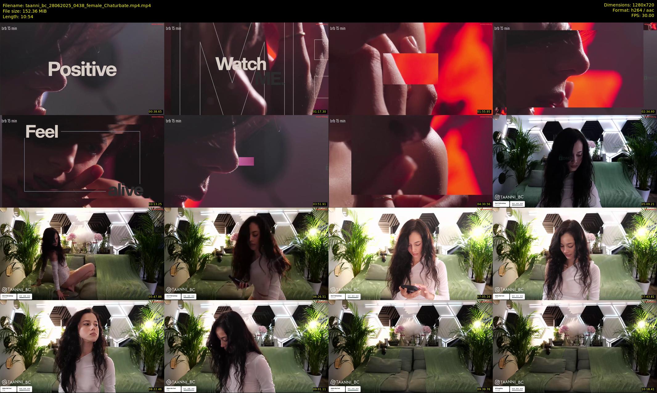 taanni_bc — 11 minute Chaturbate female cam show recording, 720p, Jun 28, 2025