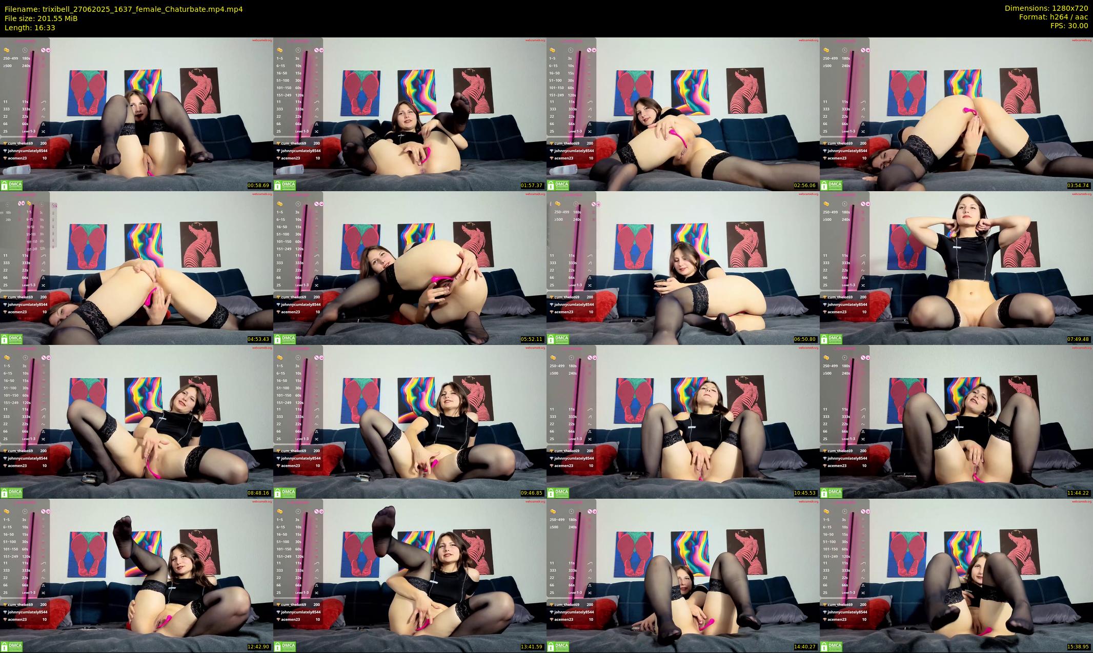 trixibell — 17 minute Chaturbate female cam show recording, 720p, Jun 27, 2025