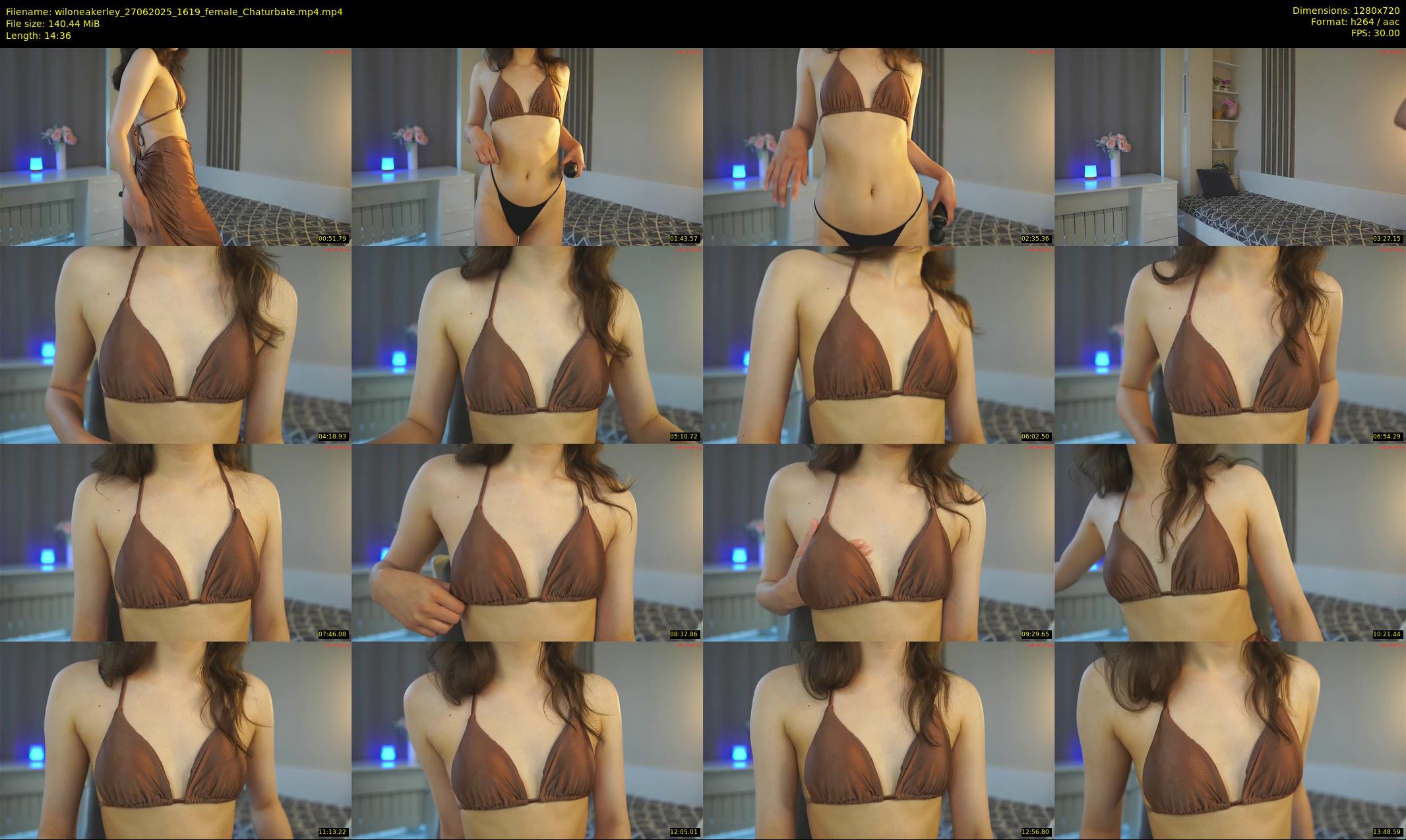 wiloneakerley — 15 minute Chaturbate female cam show recording, 720p, Jun 27, 2025