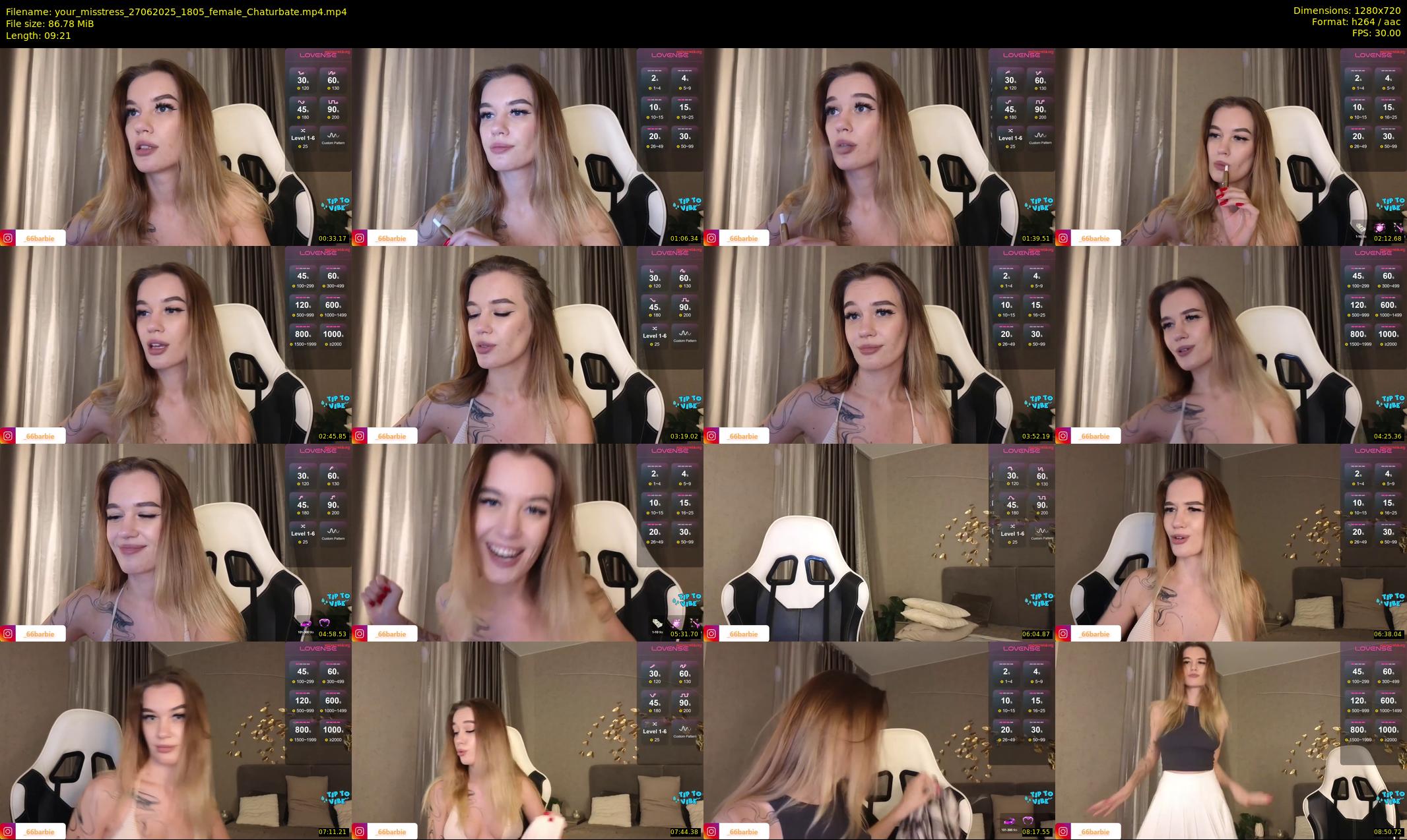 your_misstress — 10 minute Chaturbate female cam show recording, 720p, Jun 27, 2025