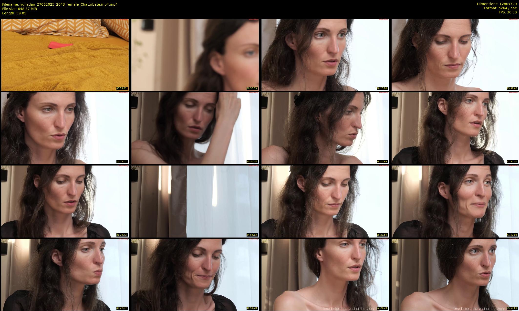 yulladao — 60 minute Chaturbate female cam show recording, 720p, Jun 27, 2025