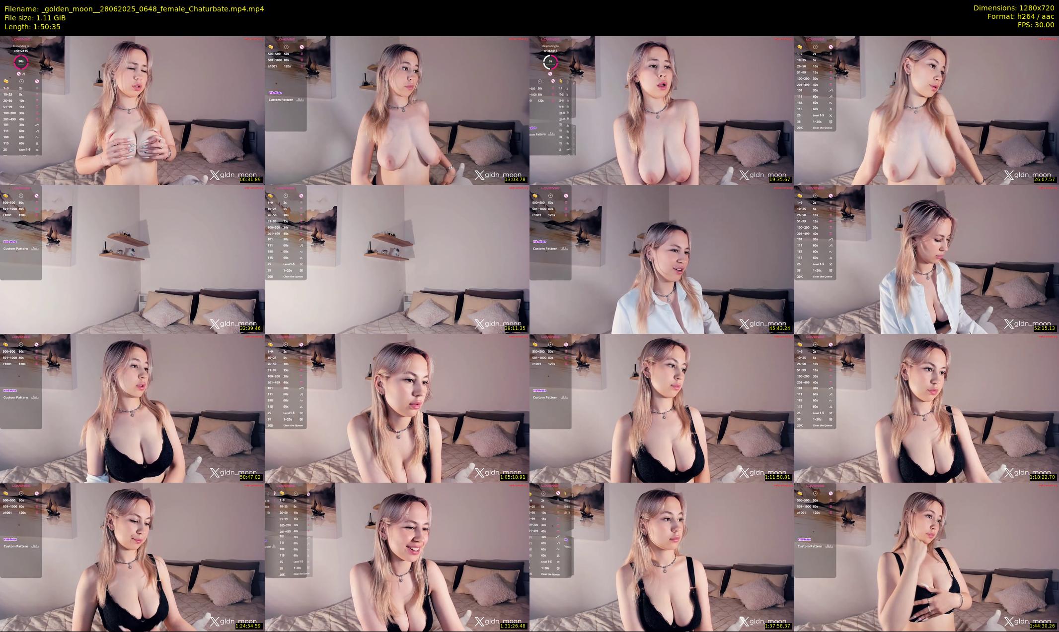 _golden_moon_ — 111 minute Chaturbate female cam show recording, 720p, Jun 28, 2025