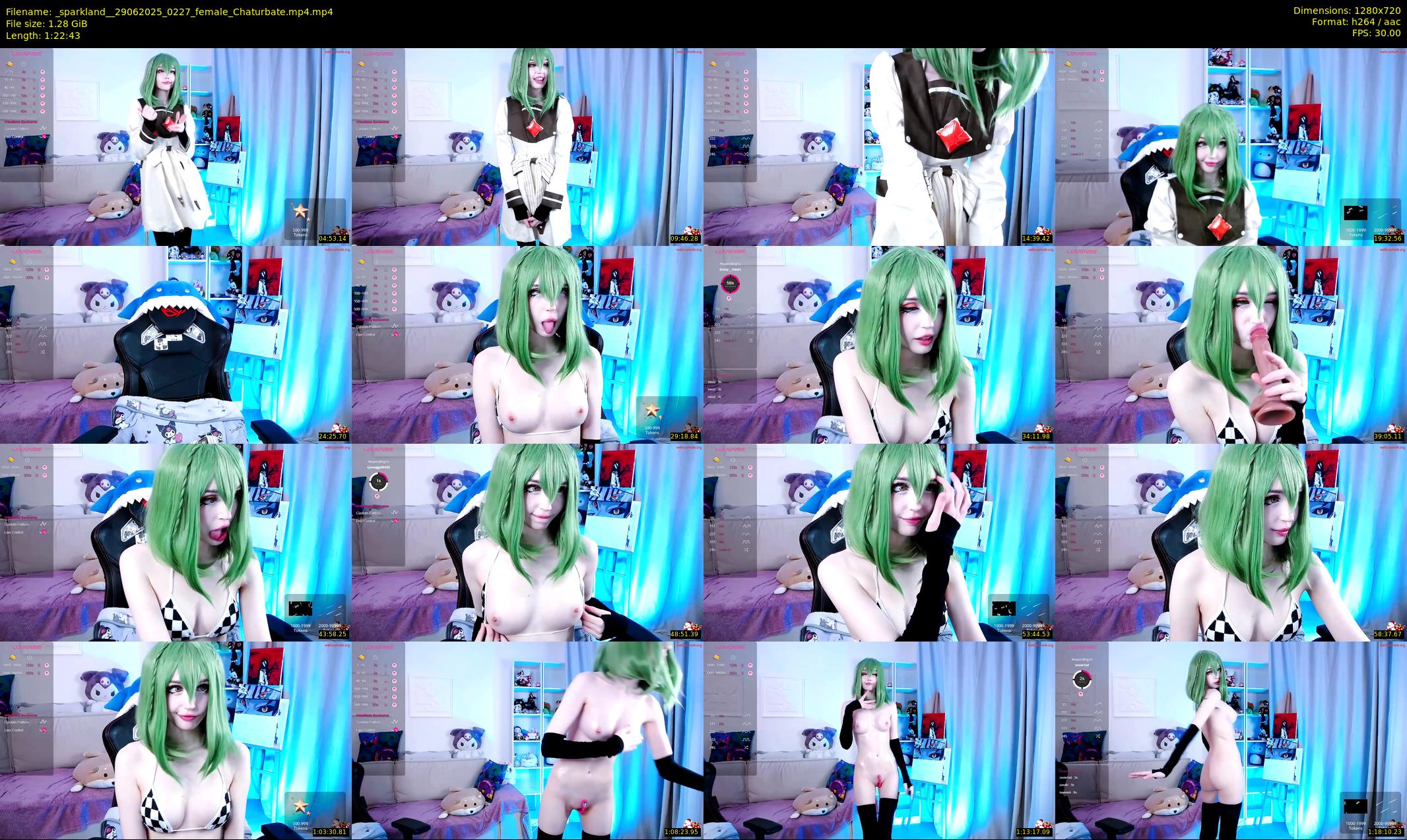 _sparkland_ — 83 minute Chaturbate female cam show recording, 720p, Jun 29, 2025