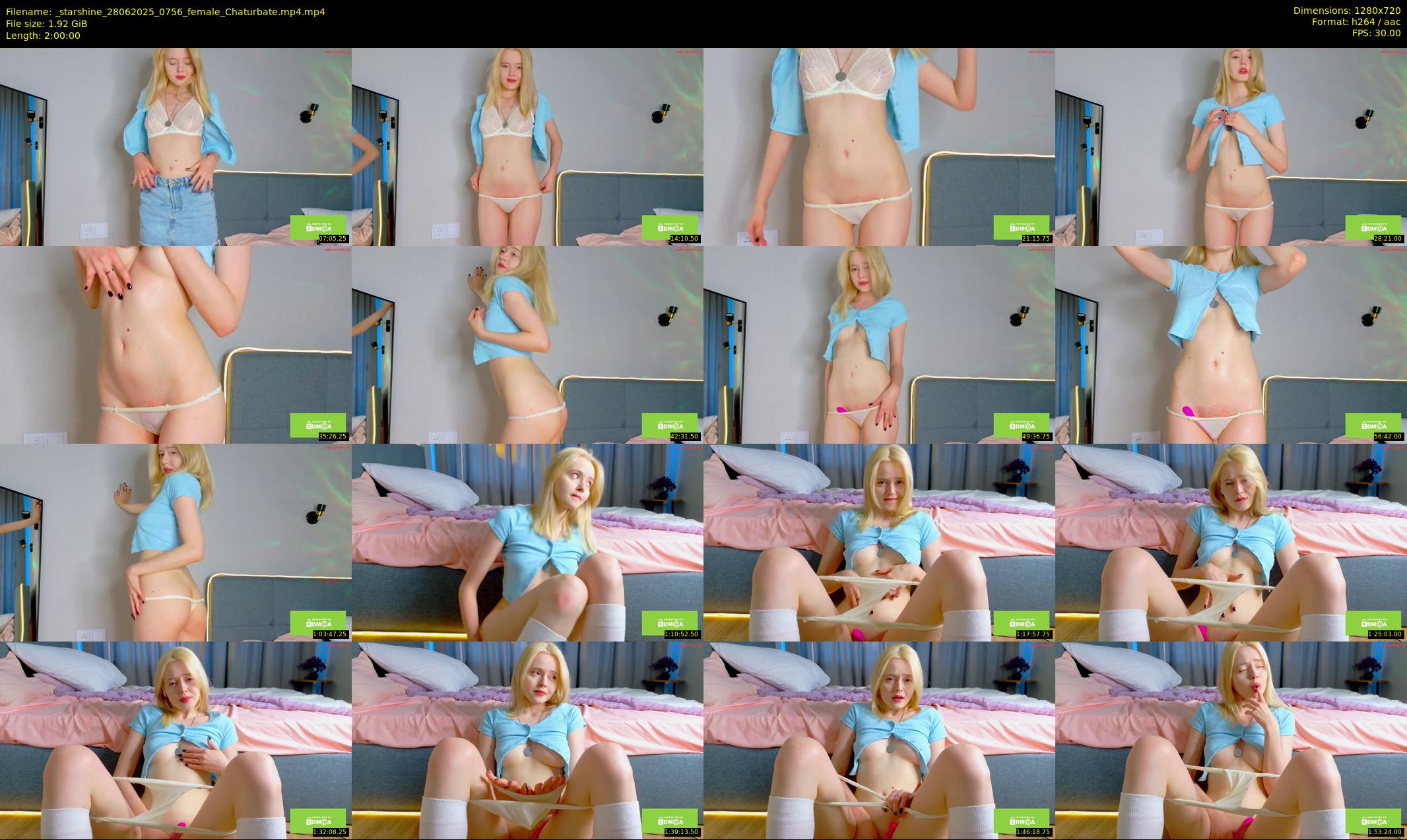 _starshine — 120 minute Chaturbate female cam show recording, 720p, Jun 28, 2025