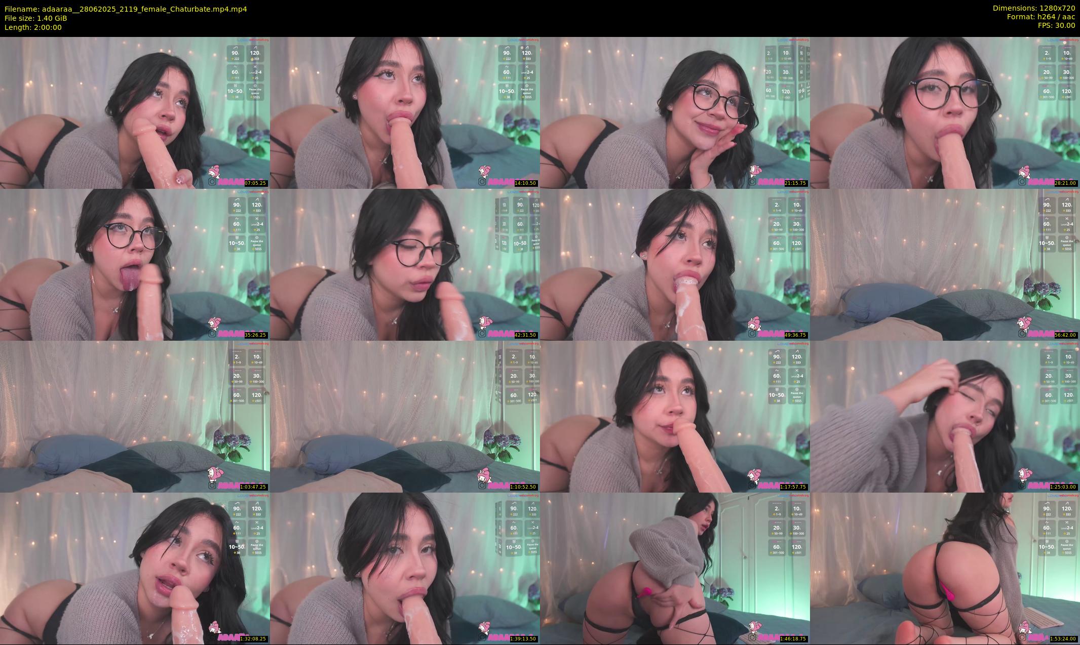adaaraa_ — 120 minute Chaturbate female cam show recording, 720p, Jun 28, 2025