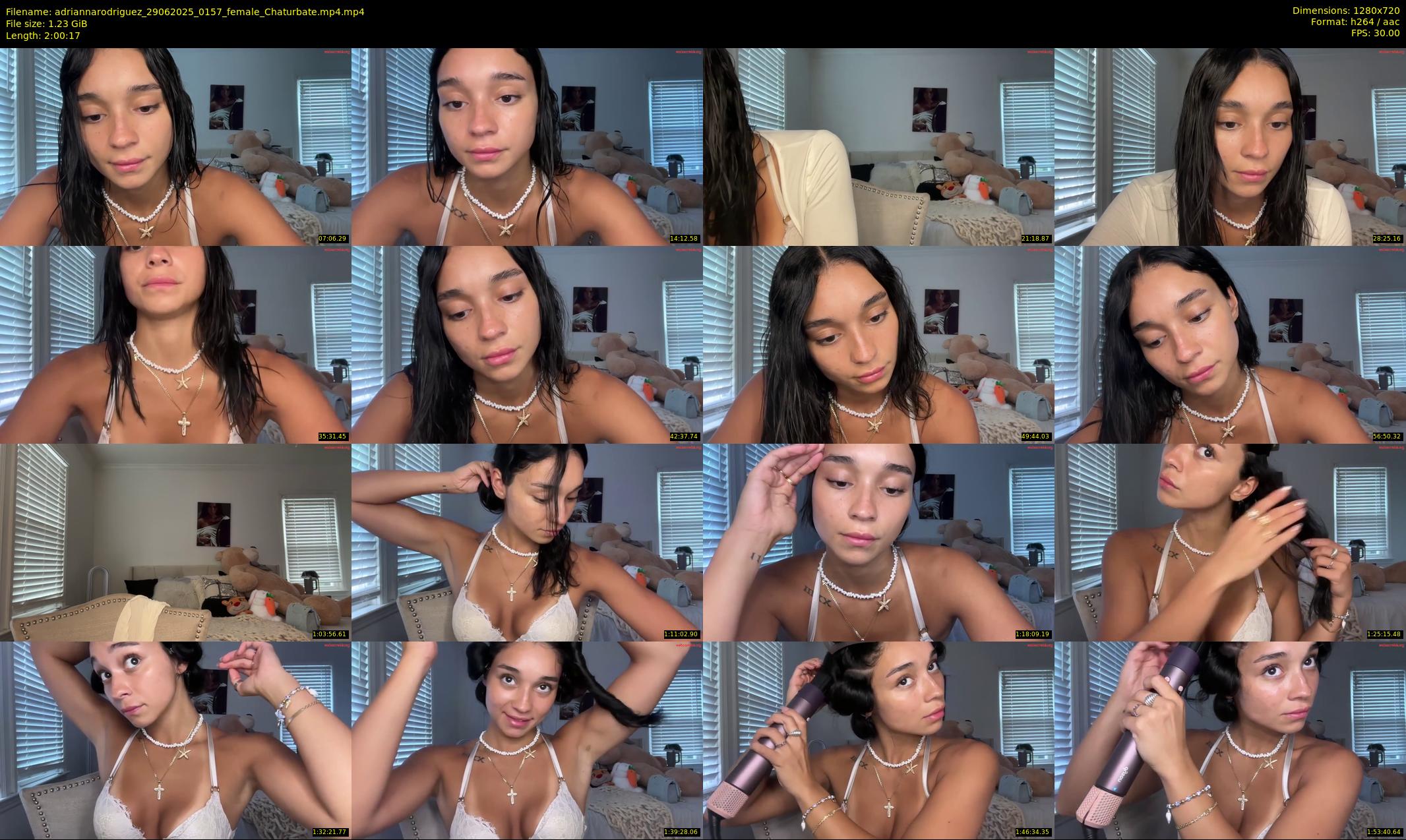 adriannarodriguez — 121 minute Chaturbate female cam show recording, 720p, Jun 29, 2025