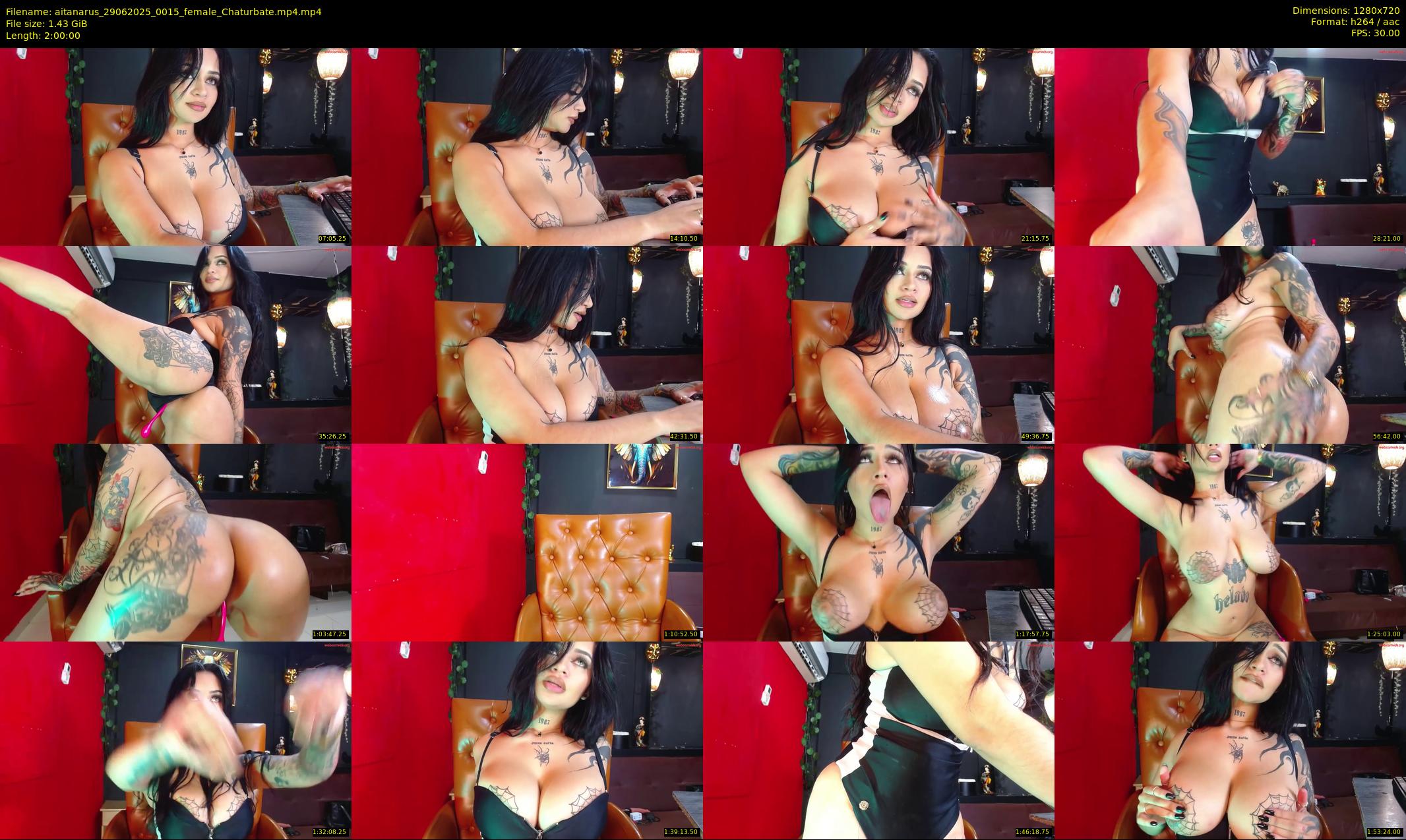 aitanarus — 120 minute Chaturbate female cam show recording, 720p, Jun 29, 2025