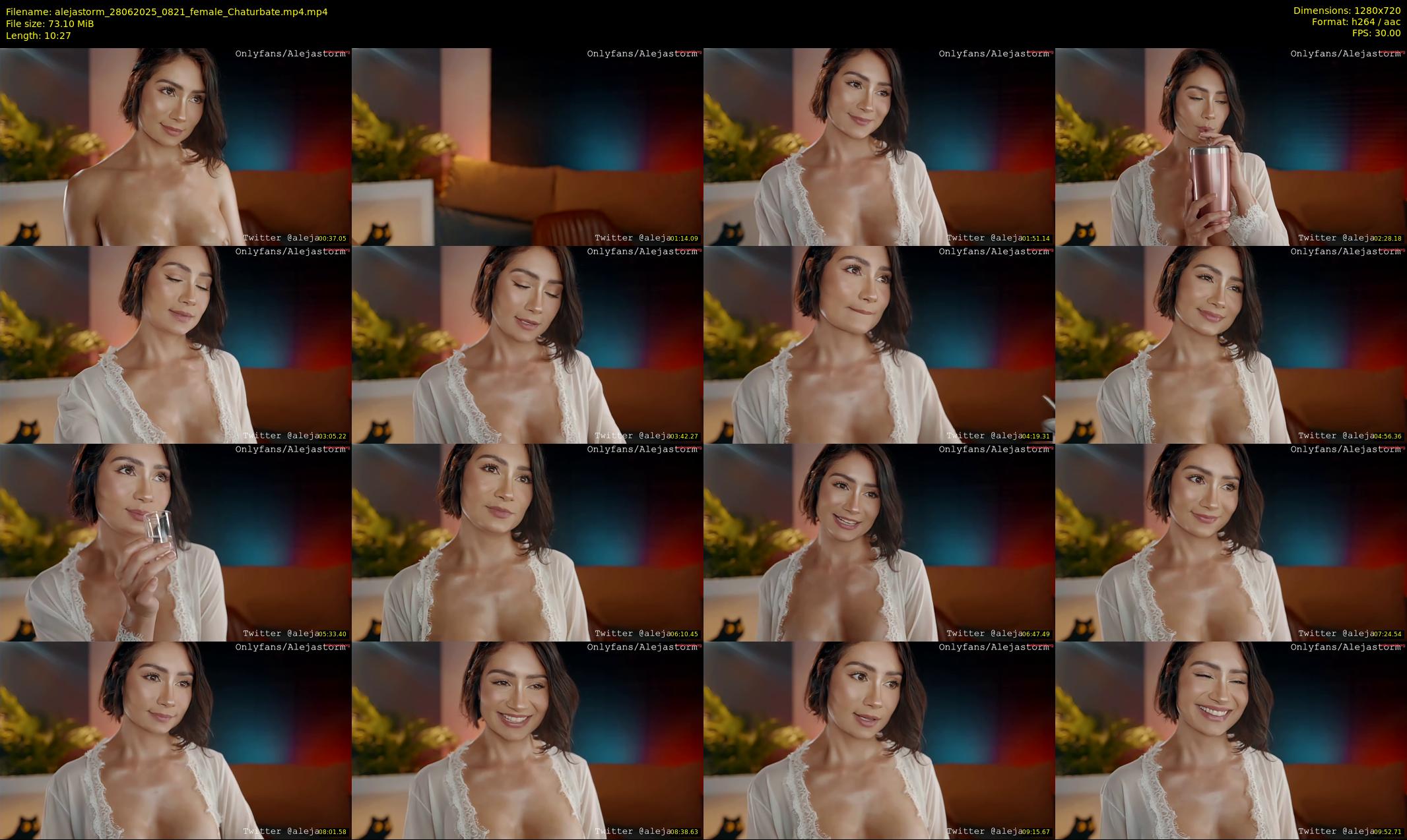 alejastorm — 11 minute Chaturbate female cam show recording, 720p, Jun 28, 2025