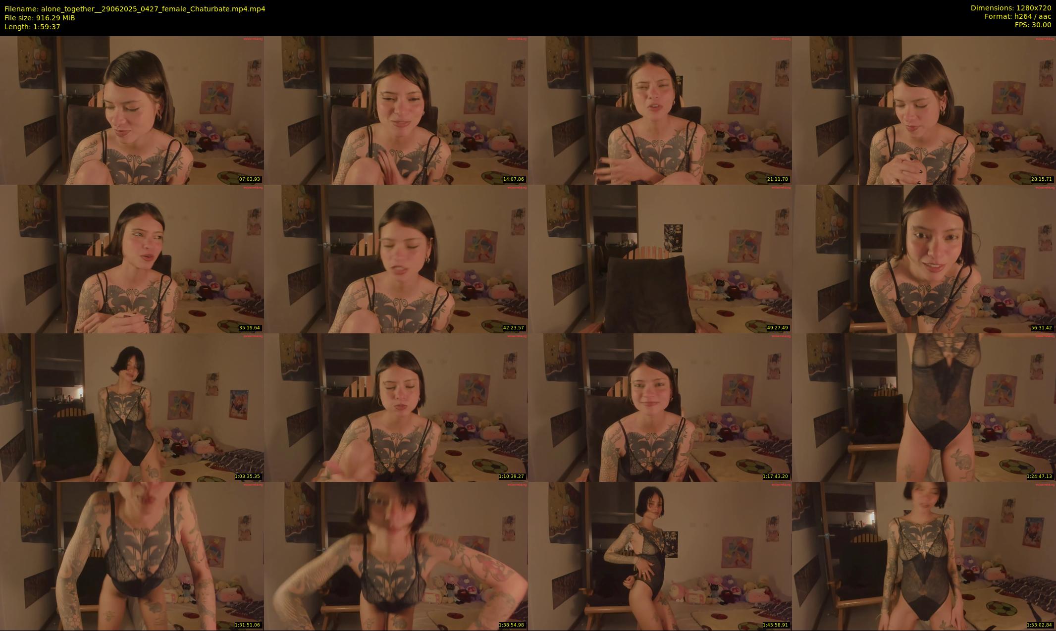alone_together_ — 120 minute Chaturbate female cam show recording, 720p, Jun 29, 2025