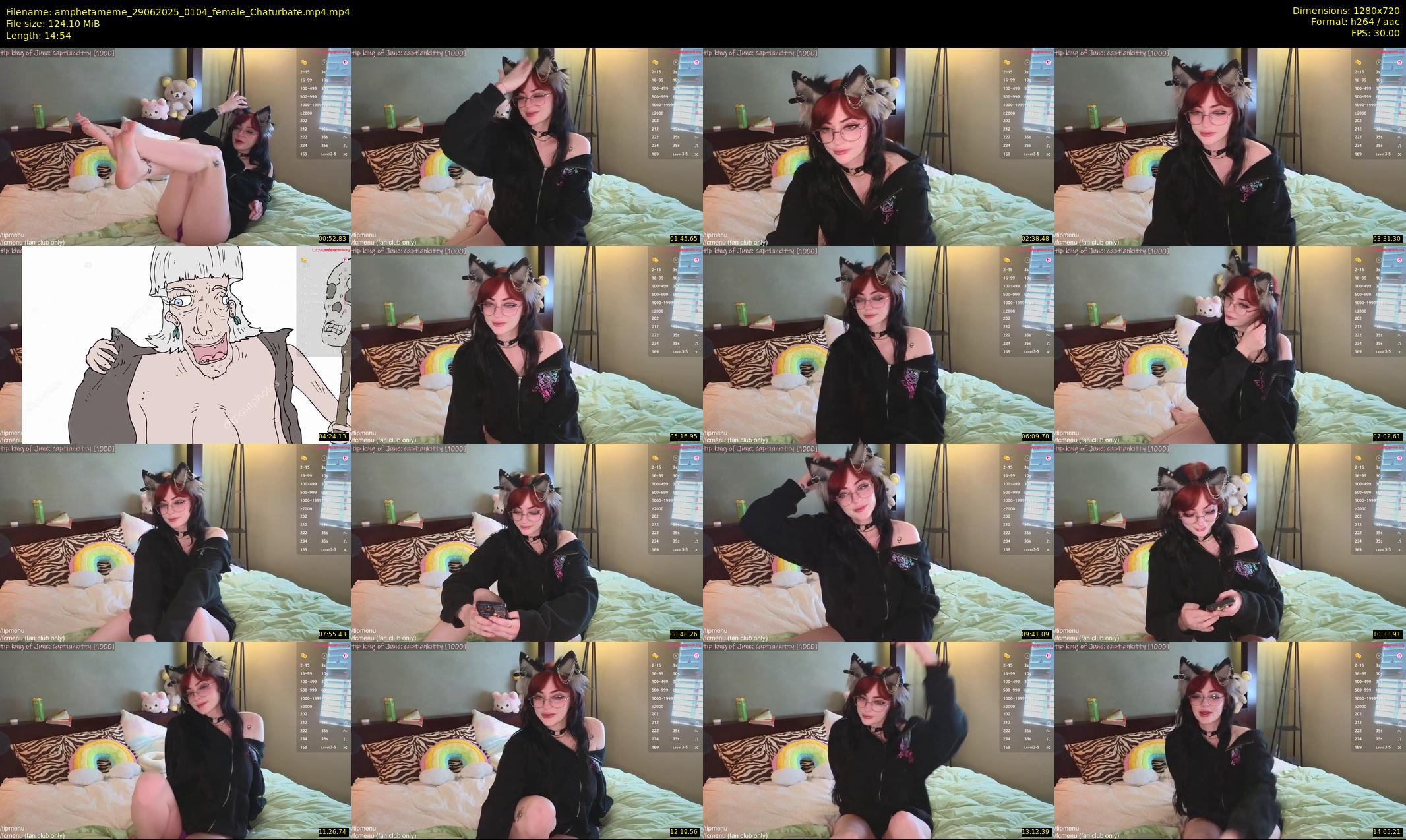 amphetameme — 15 minute Chaturbate female cam show recording, 720p, Jun 29, 2025