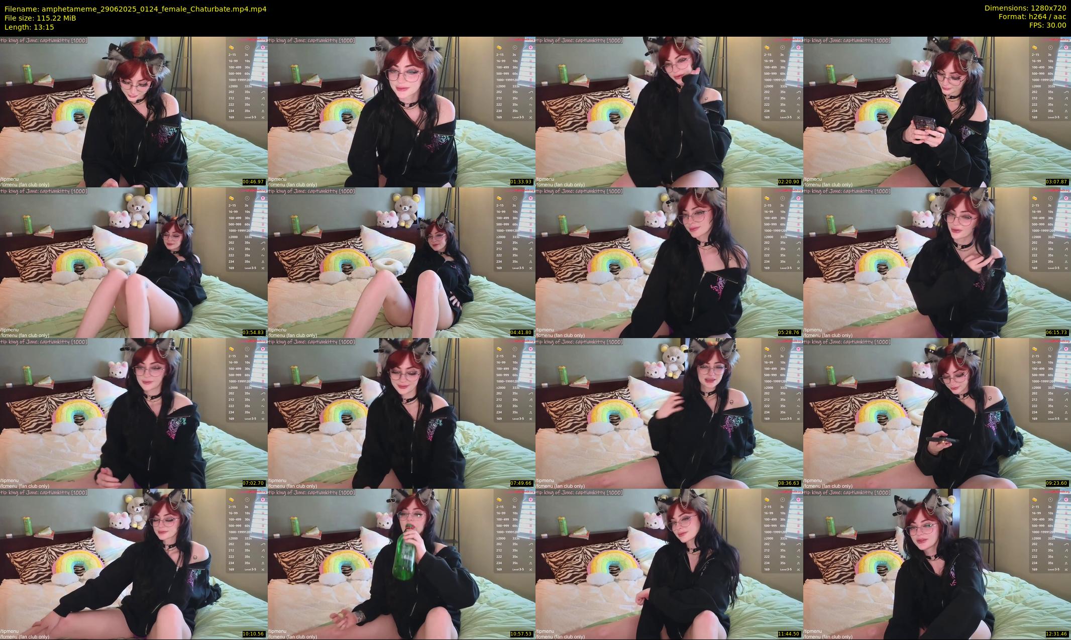 amphetameme — 14 minute Chaturbate female cam show recording, 720p, Jun 29, 2025