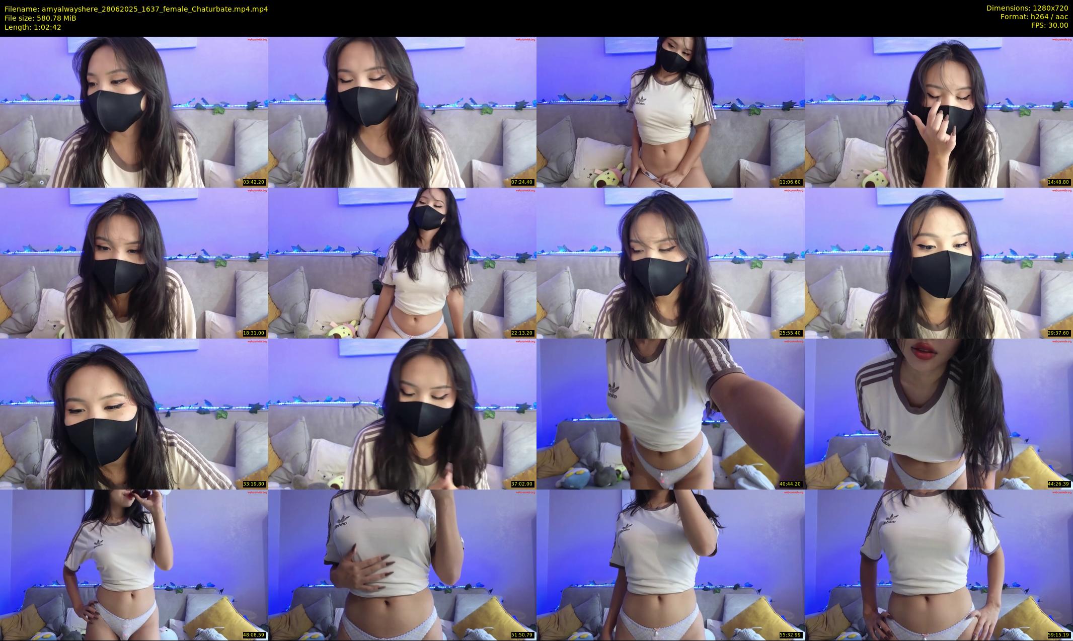 amyalwayshere — 63 minute Chaturbate female cam show recording, 720p, Jun 28, 2025