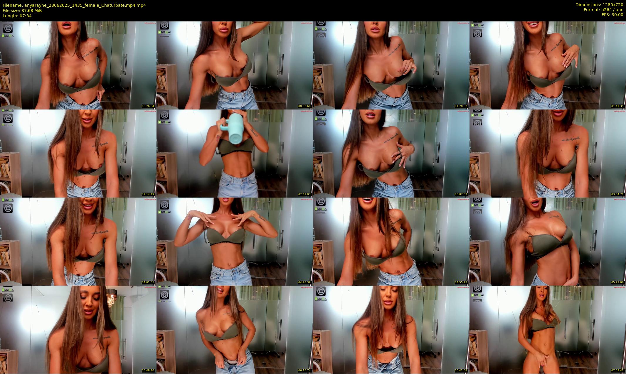 anyarayne — 8 minute Chaturbate female cam show recording, 720p, Jun 28, 2025