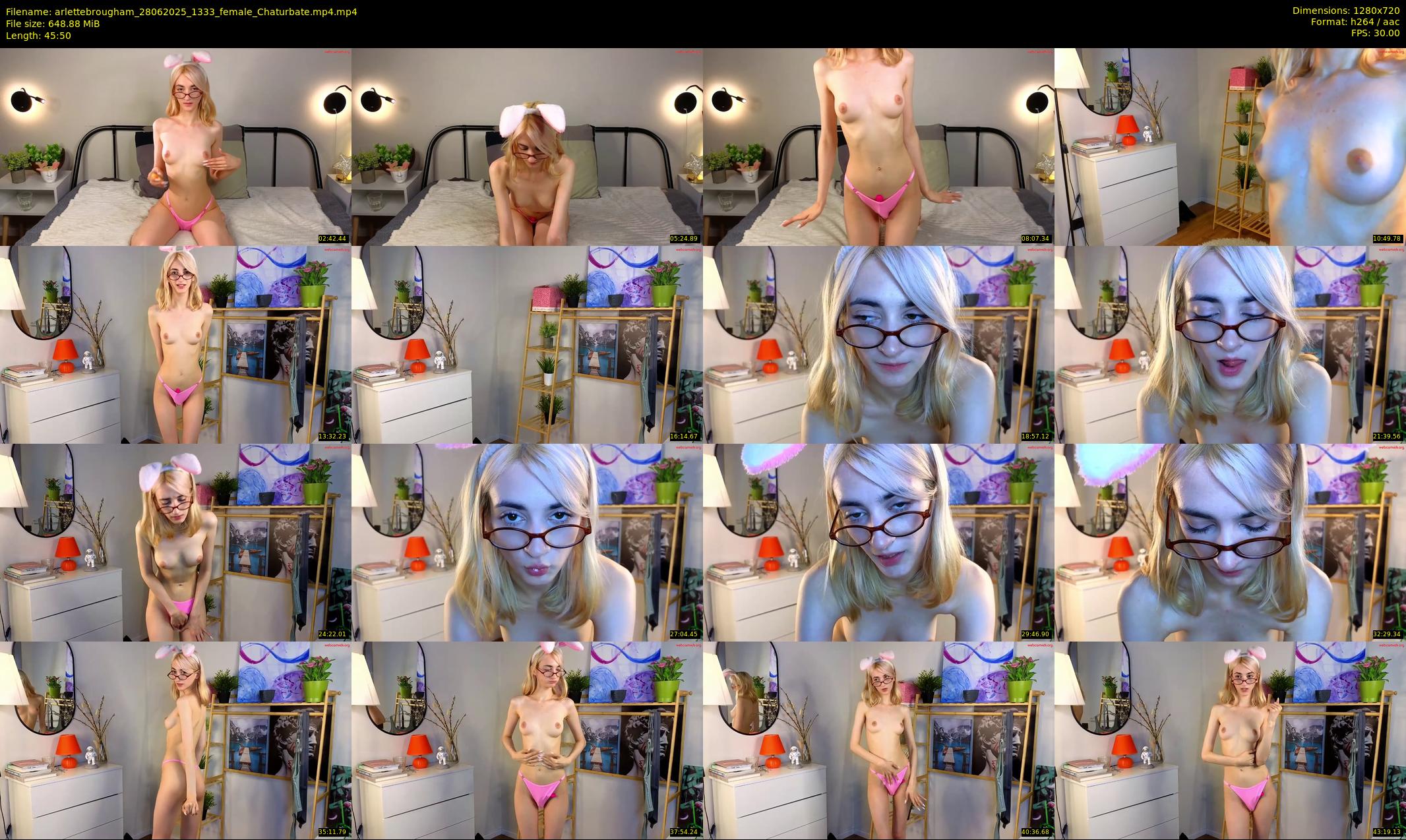 arlettebrougham — 46 minute Chaturbate female cam show recording, 720p, Jun 28, 2025